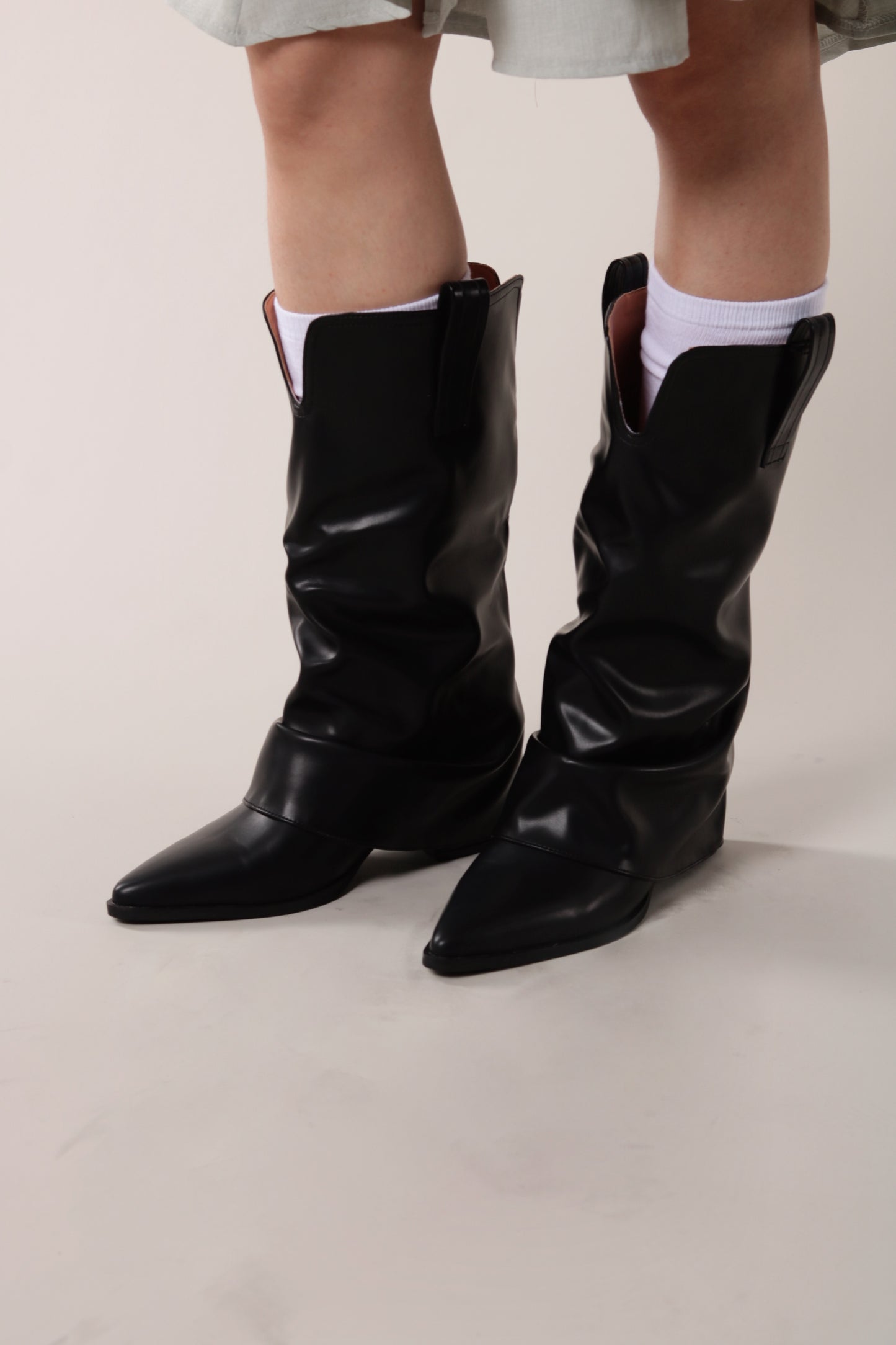Edgy Pointed Toe Boots