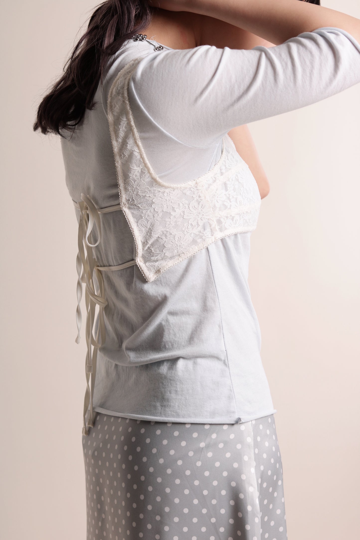 Doll Lace Vest (White)