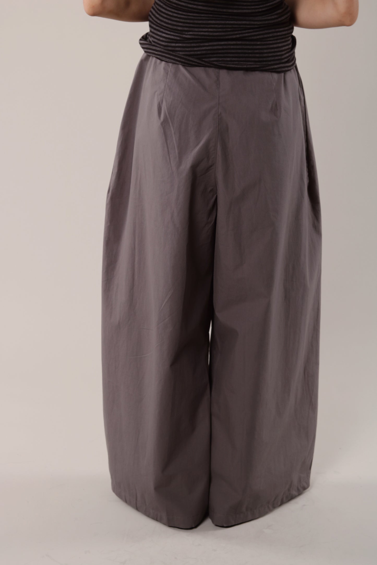 Wide Leg Pants (Charcoal)
