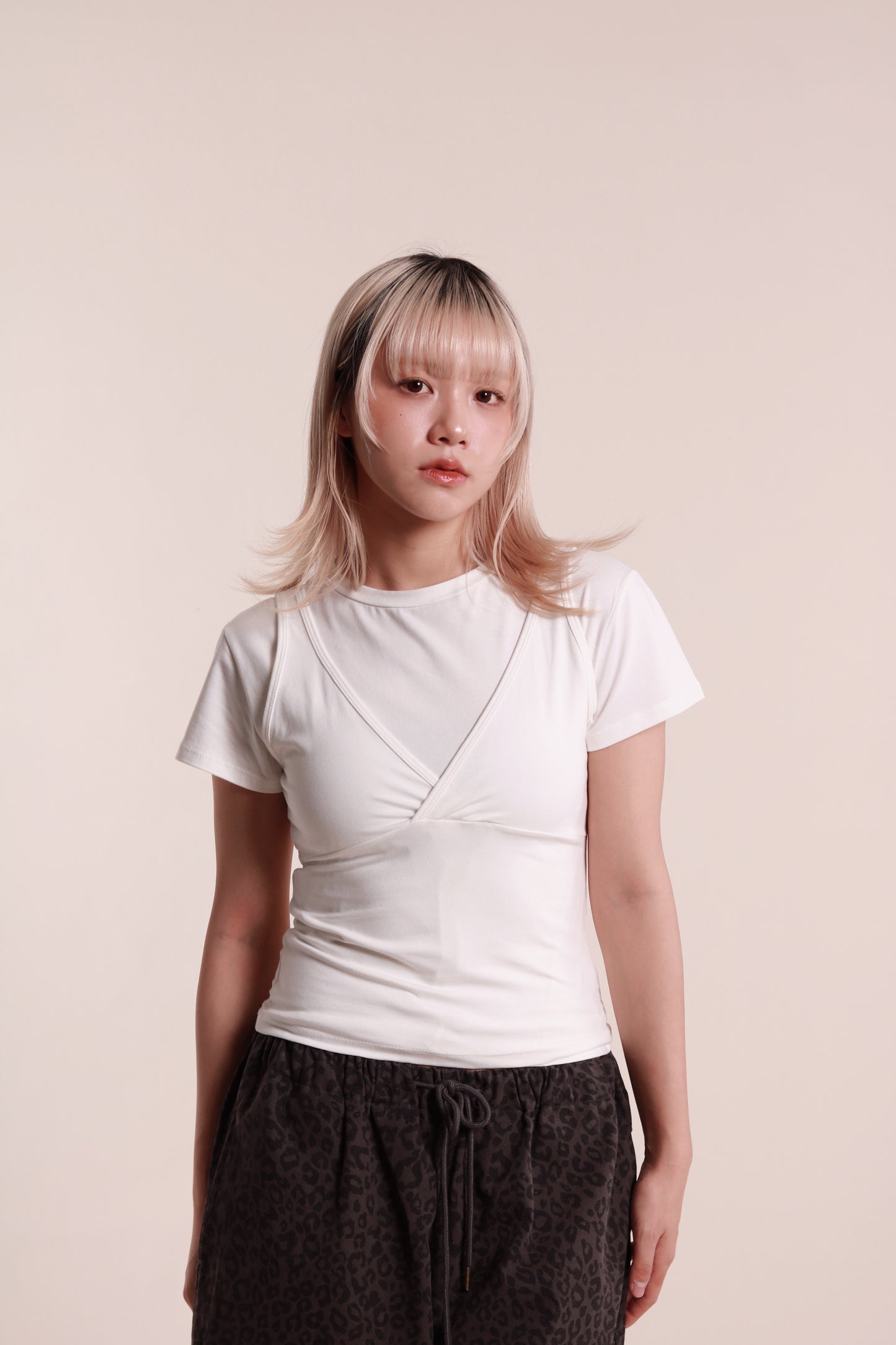 Lyla Tee Set (White)