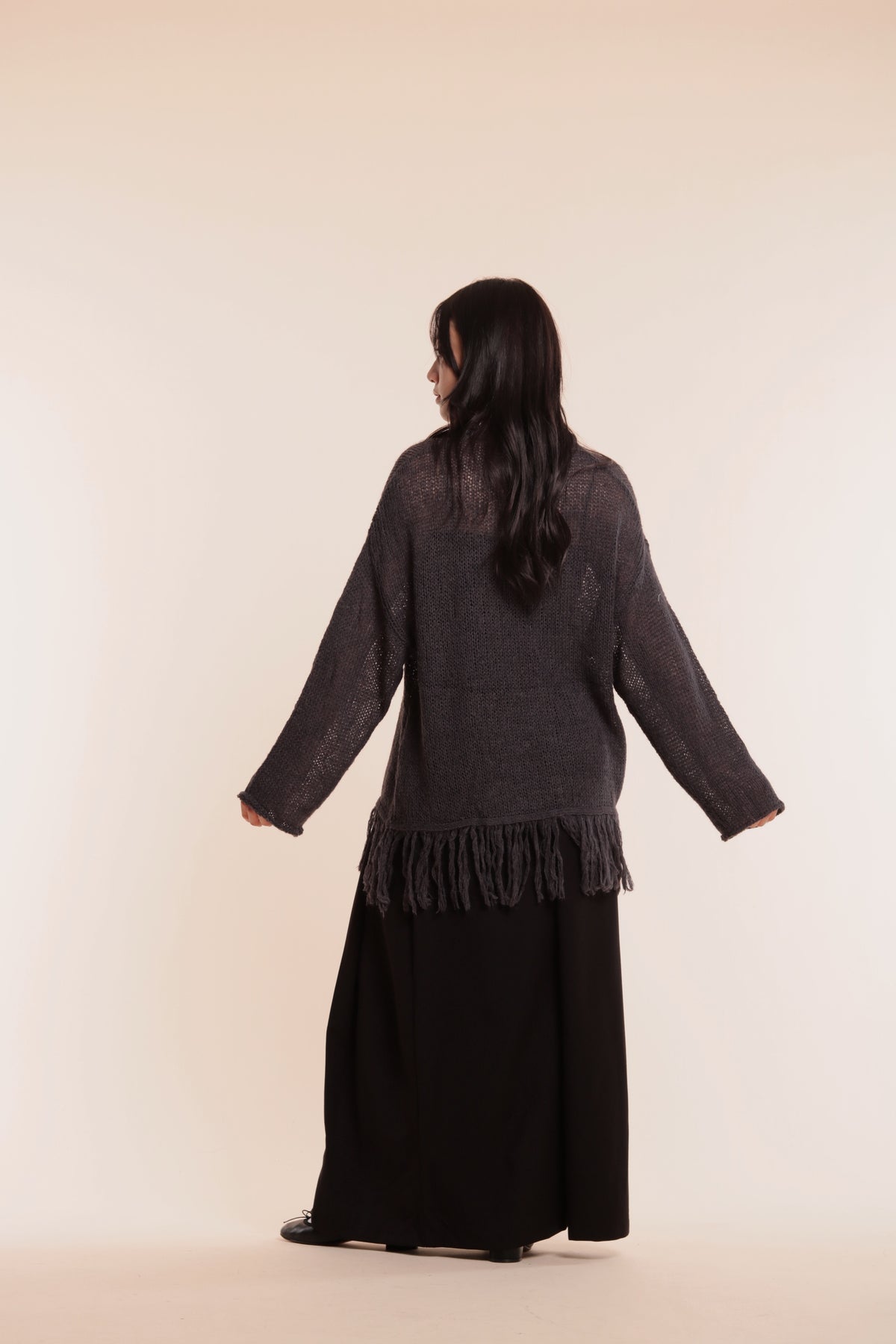 Soso Knit Top (Charcoal)