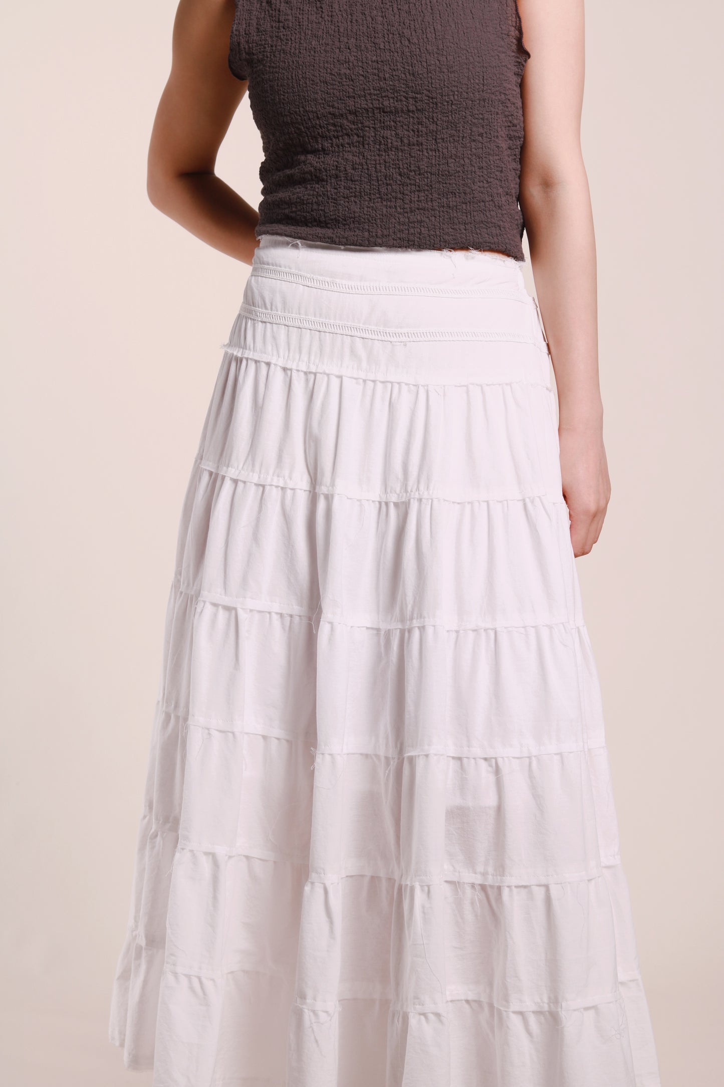 Frayed Edge Skirt