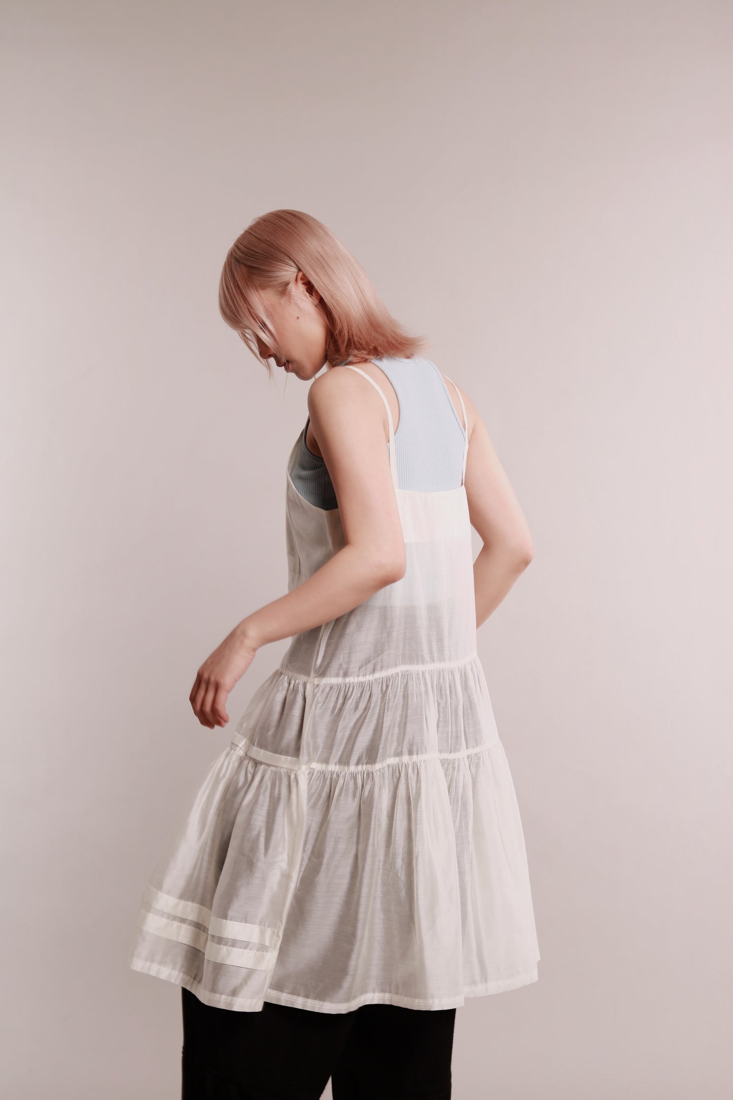 Doll See Through Dress (Ivory)