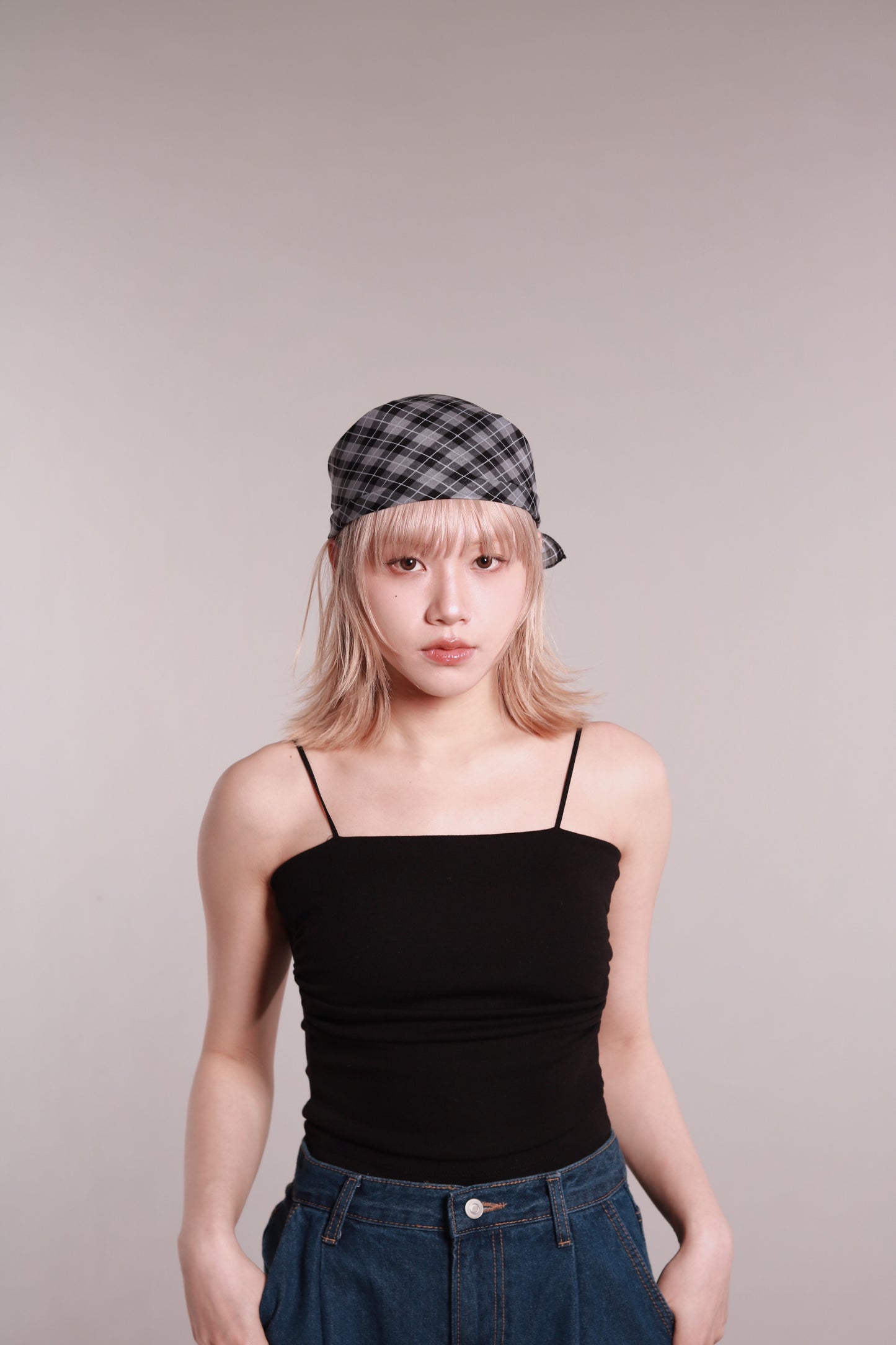 Gathered Bra Top (Black)