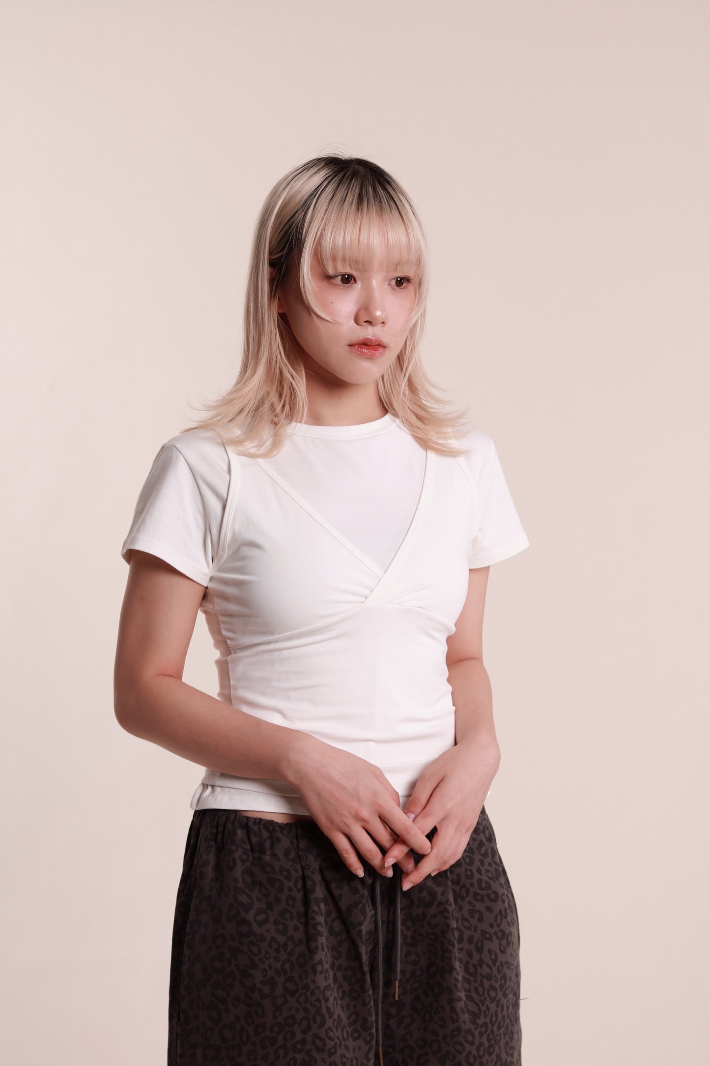 Lyla Tee Set (White)