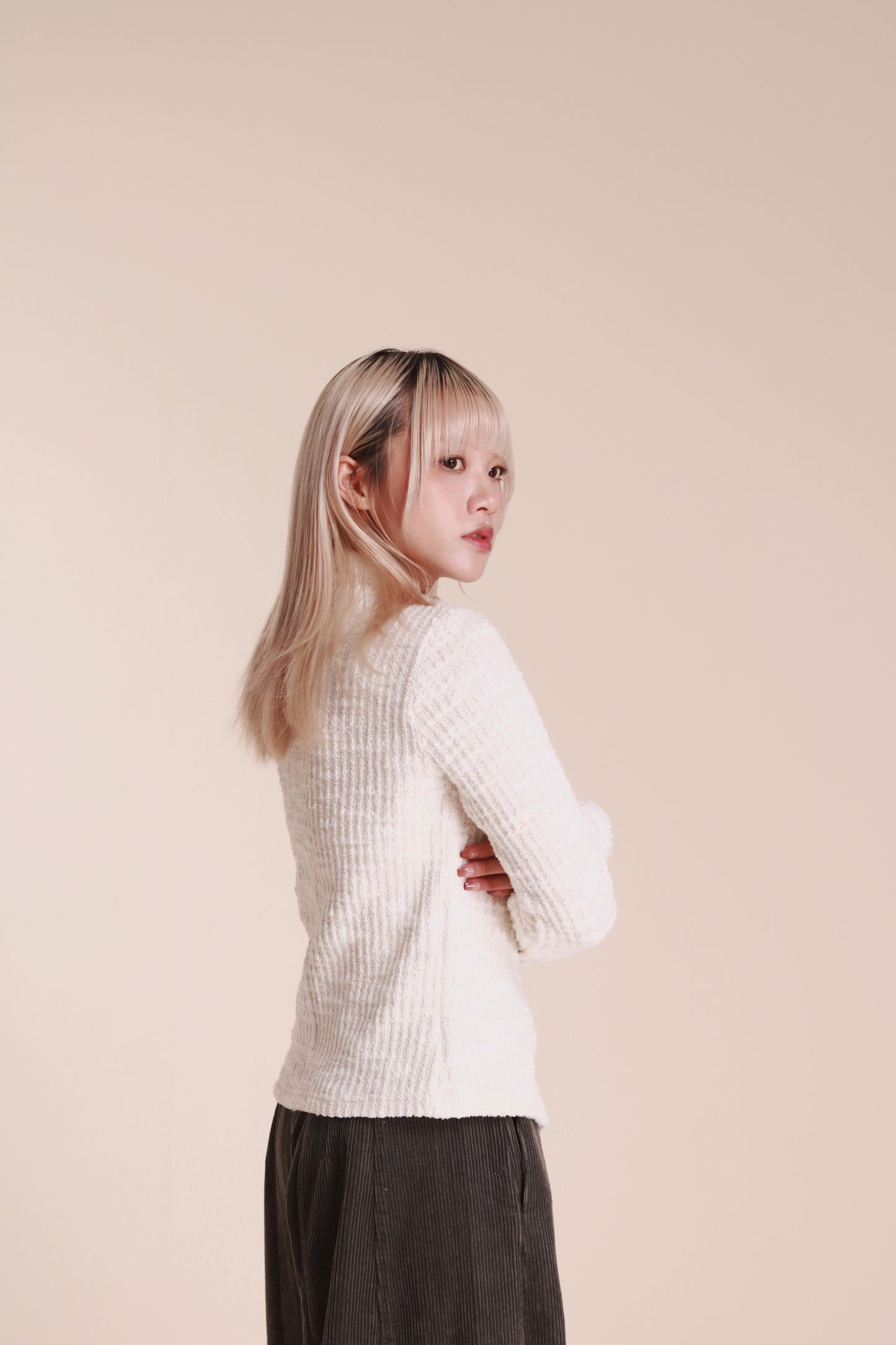 Textured Top (Ivory)