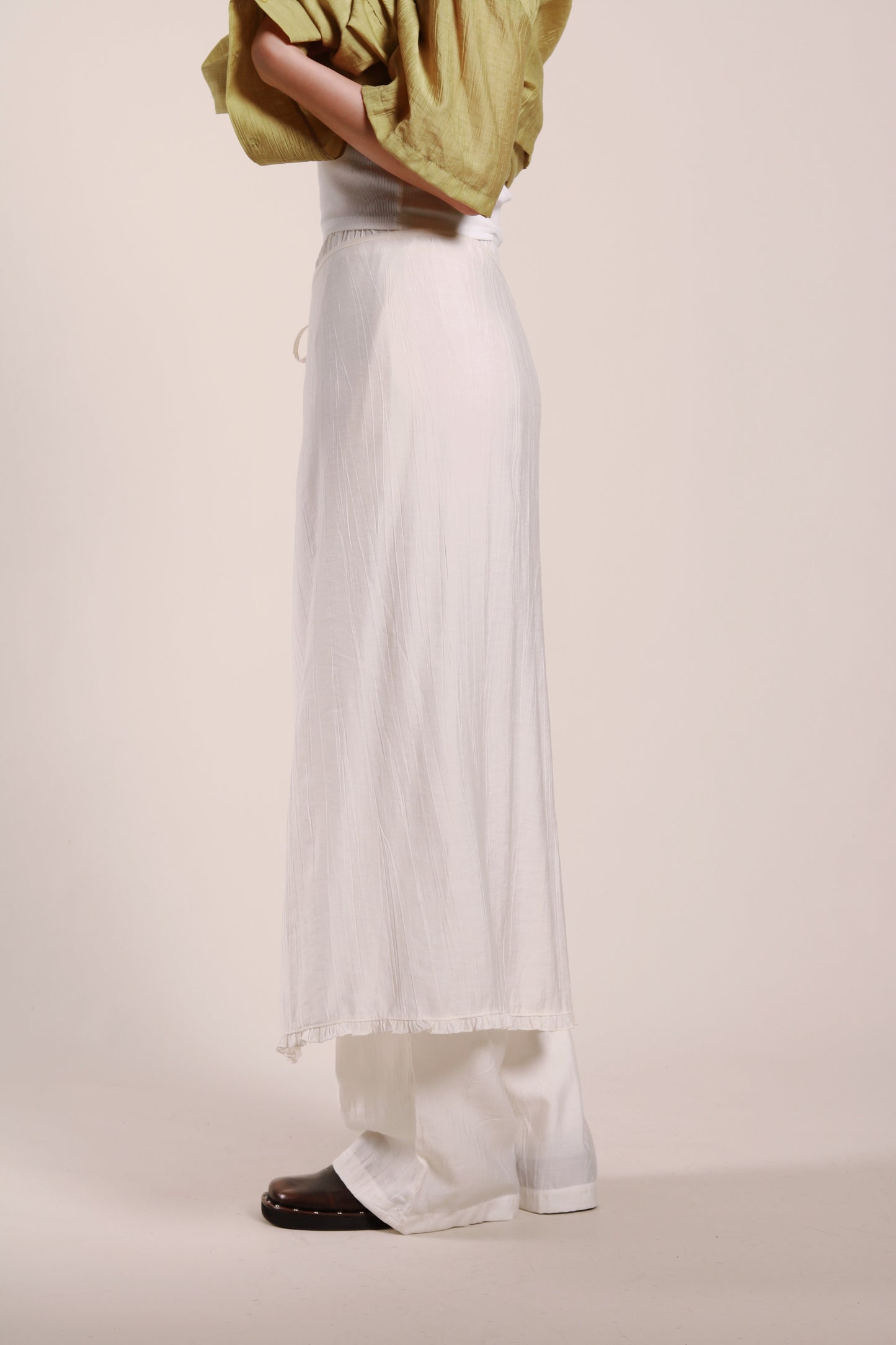 Wanda Layered Pants (Ivory)