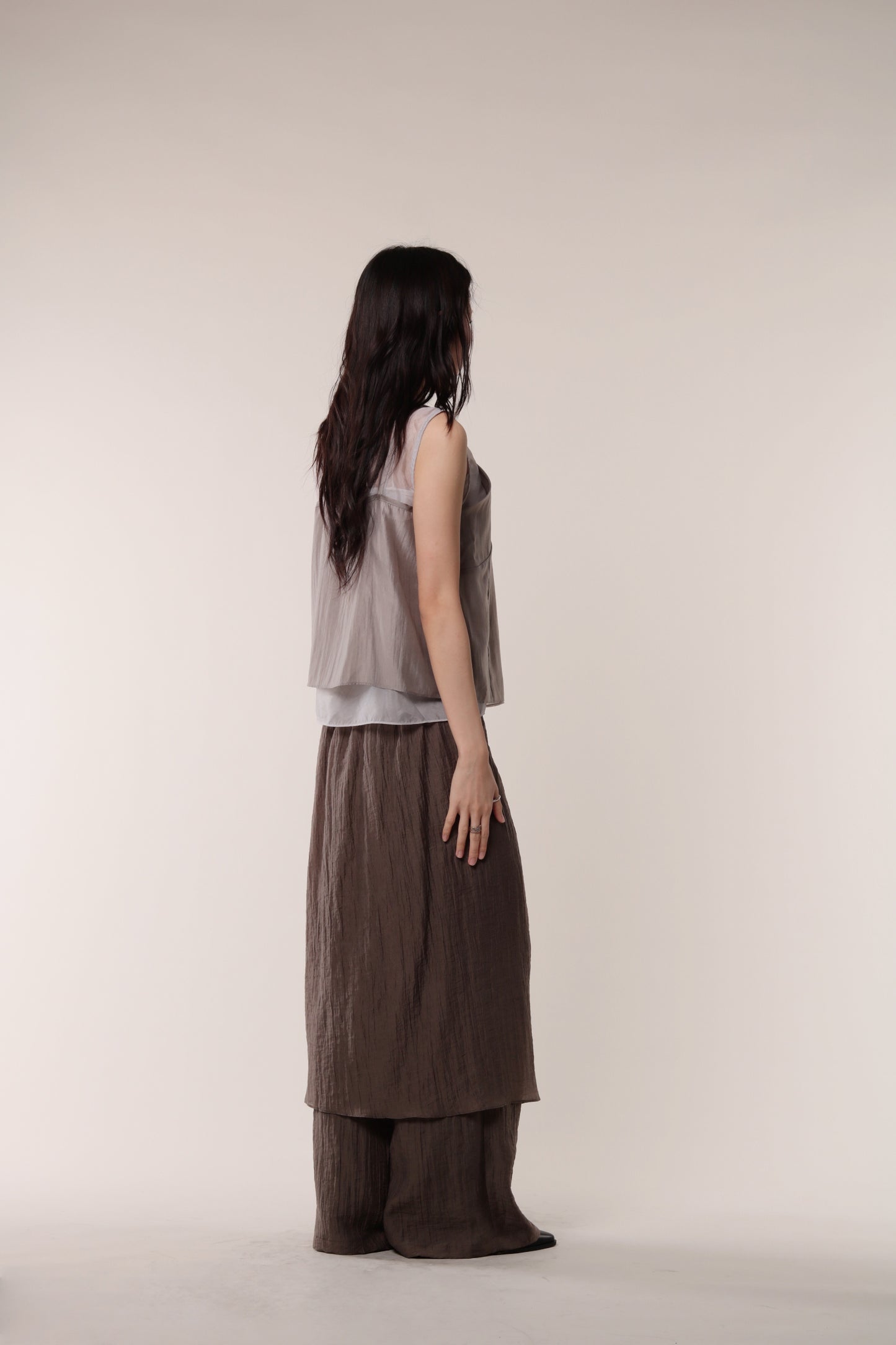 Layered Pants (Brown)