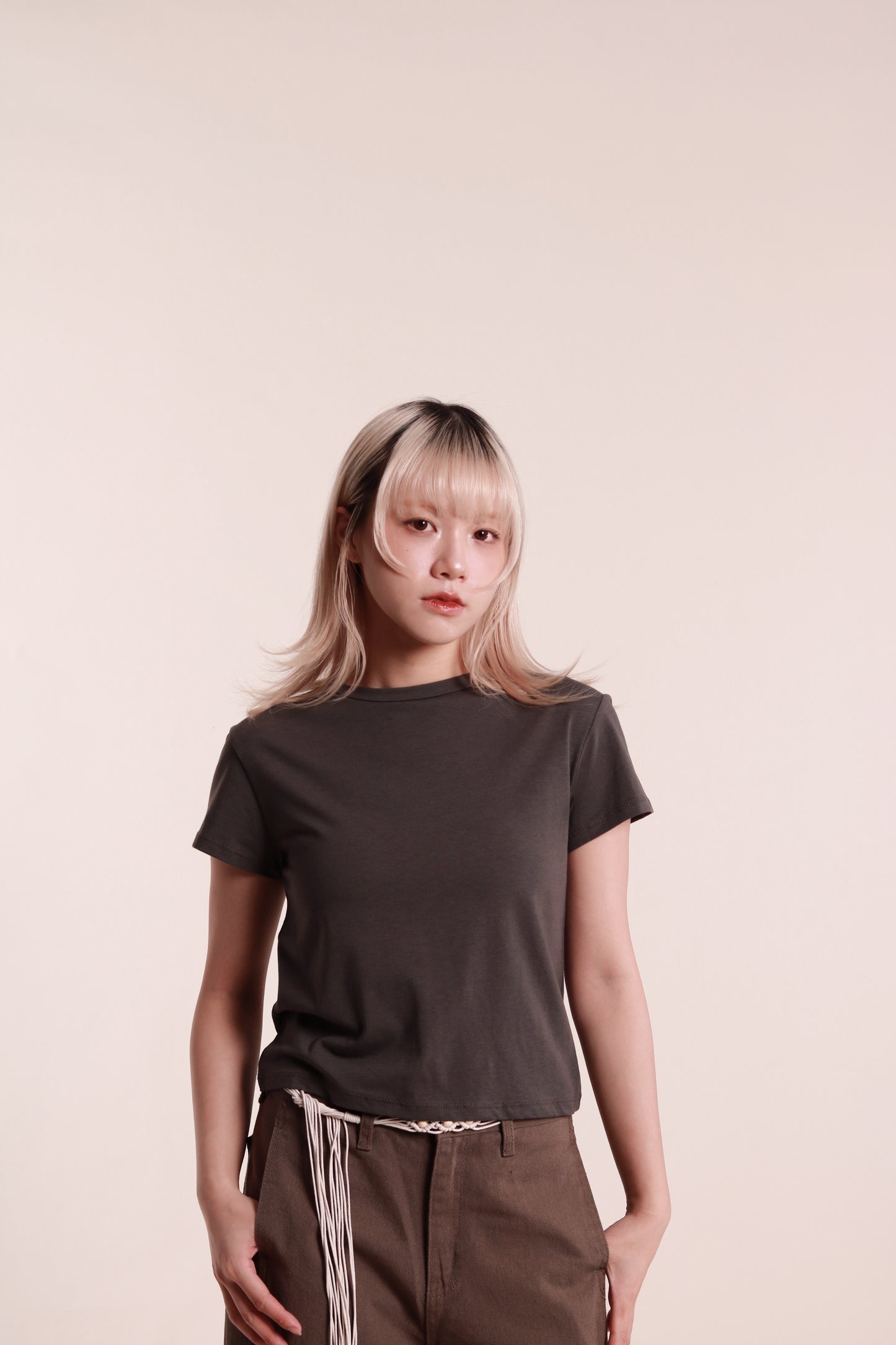 Lyla Tee Set (Charcoal)