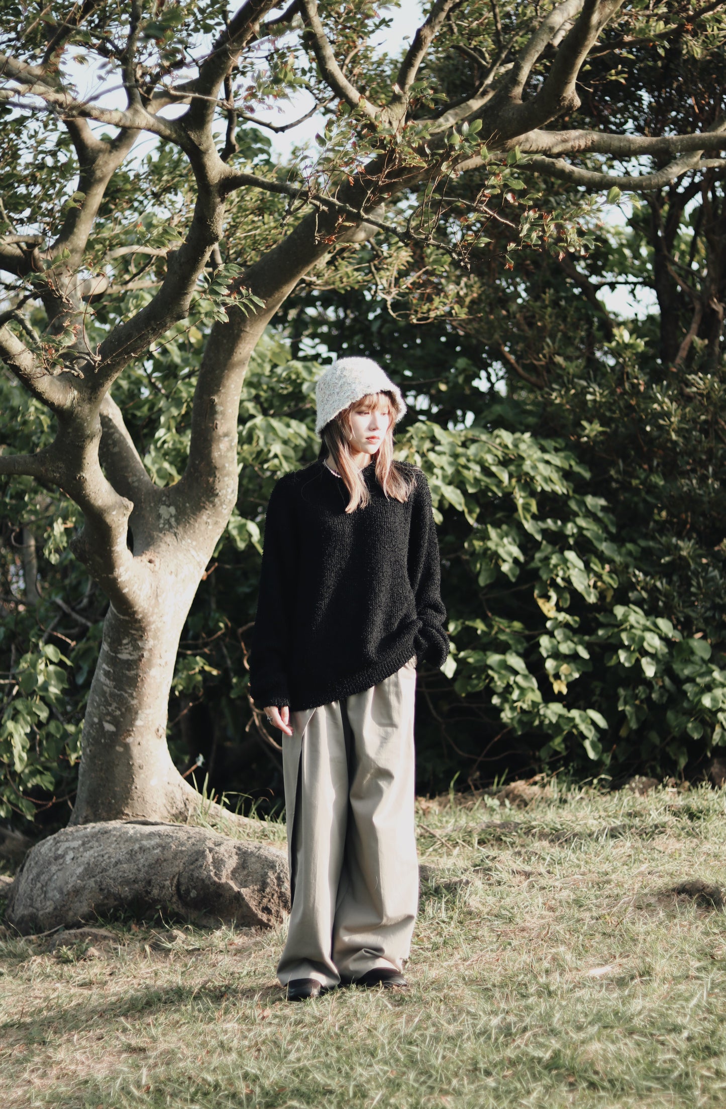Layered Pants (Khaki)