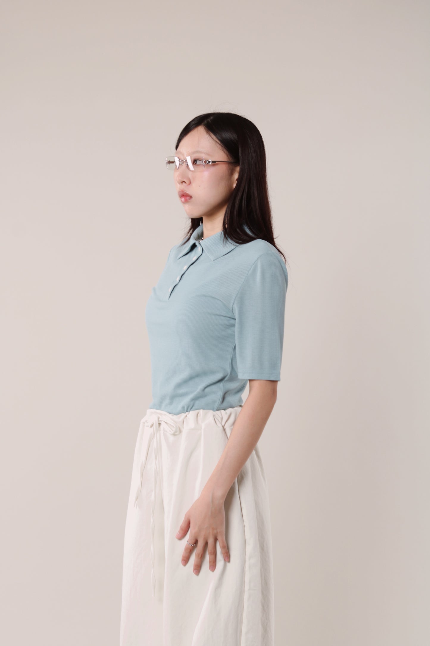 Summer Polo Tee (Blue)