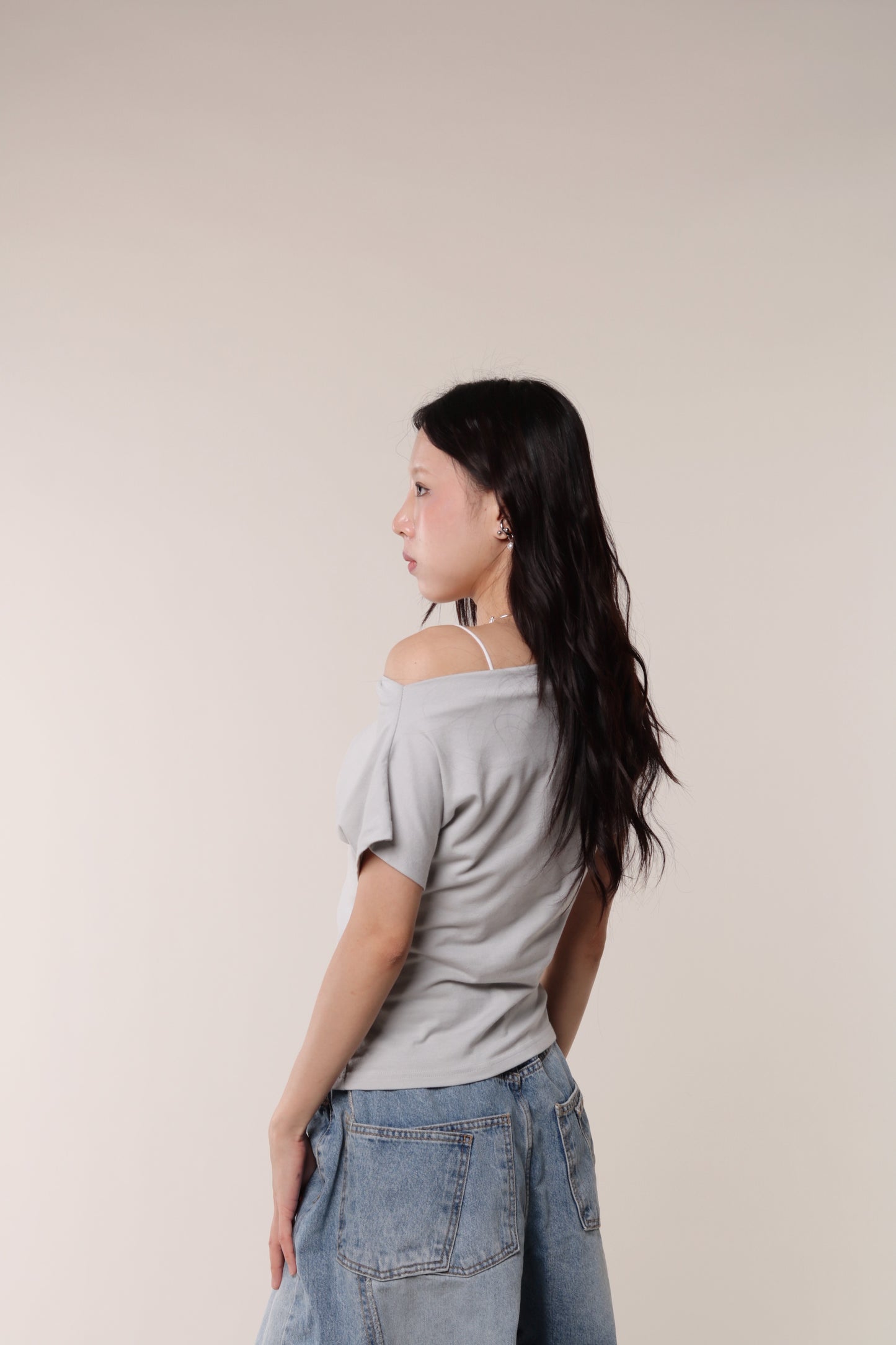 Moira Top (Grey Blue)