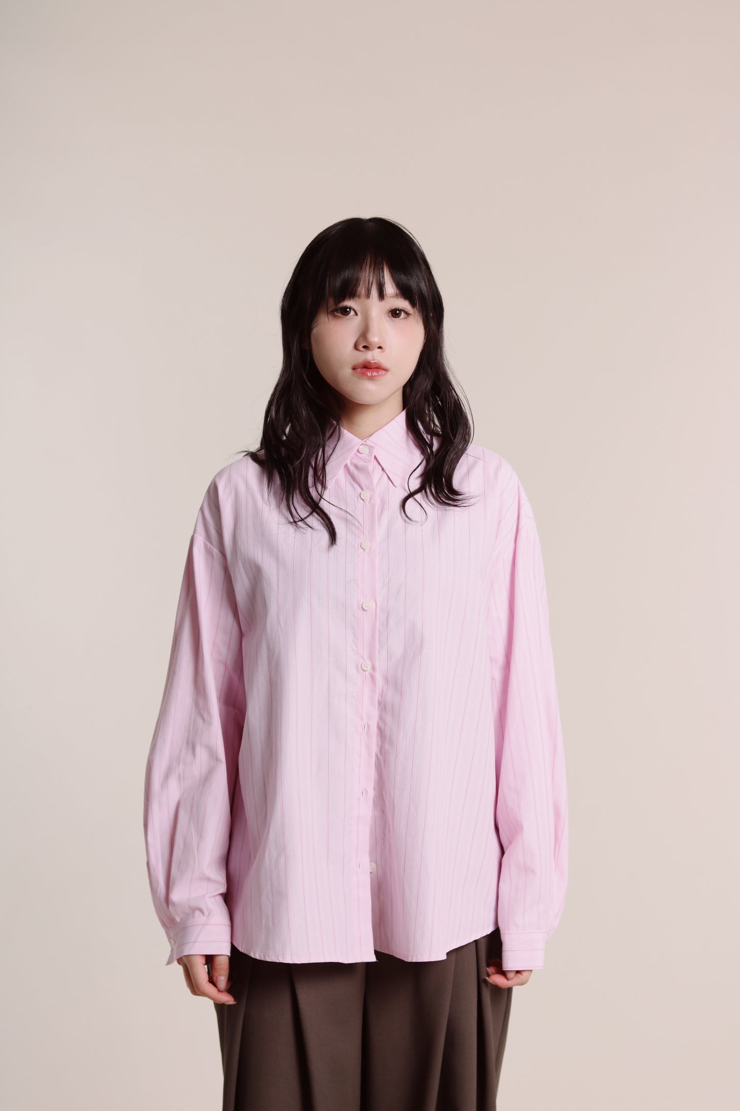 Spring Striped Shirt (Pink)