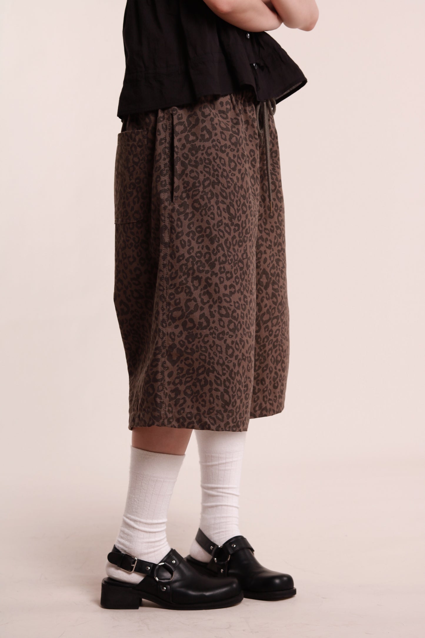 Leopard Shorts (Brown)