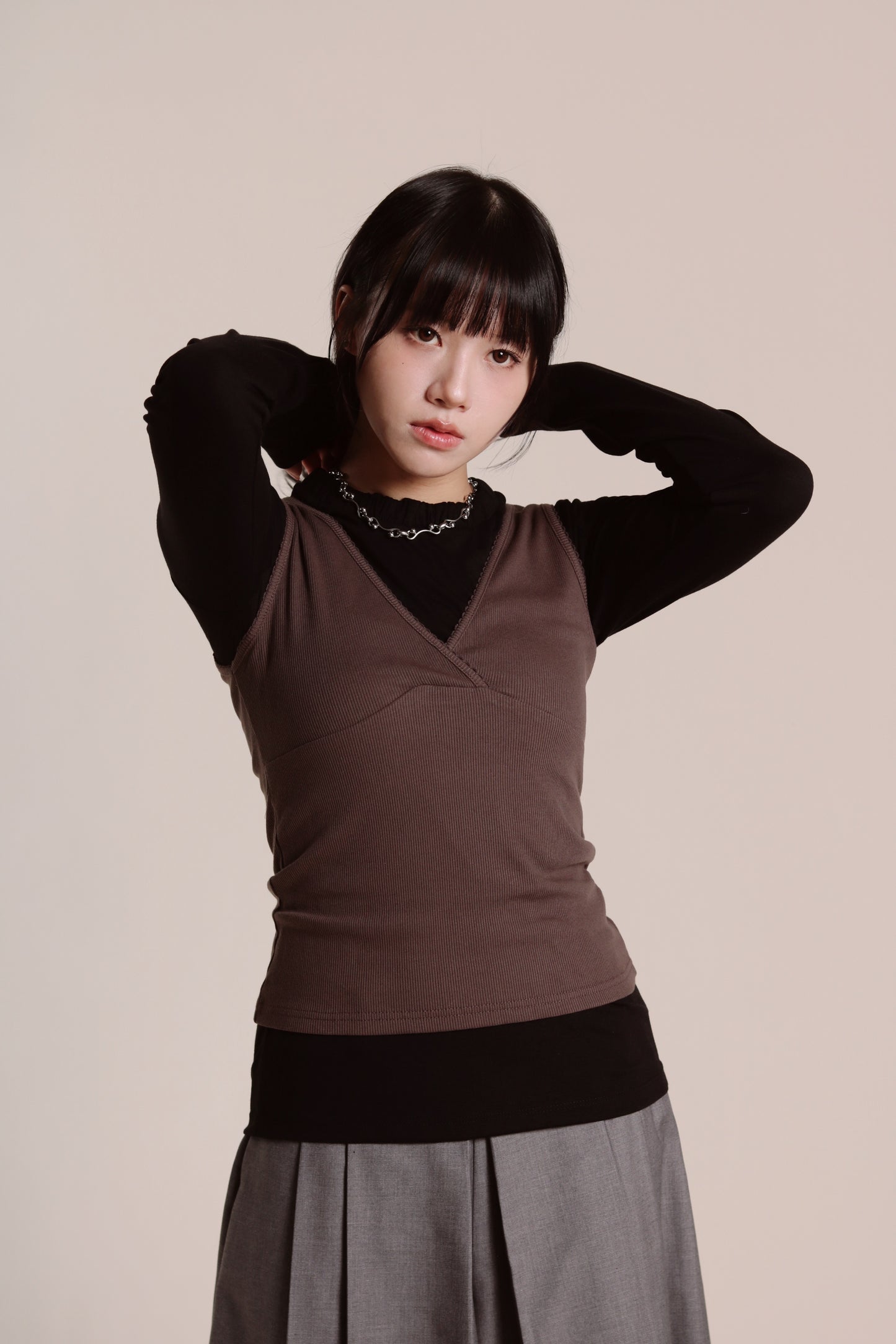 Doll Lace Sleeveless (Brown)