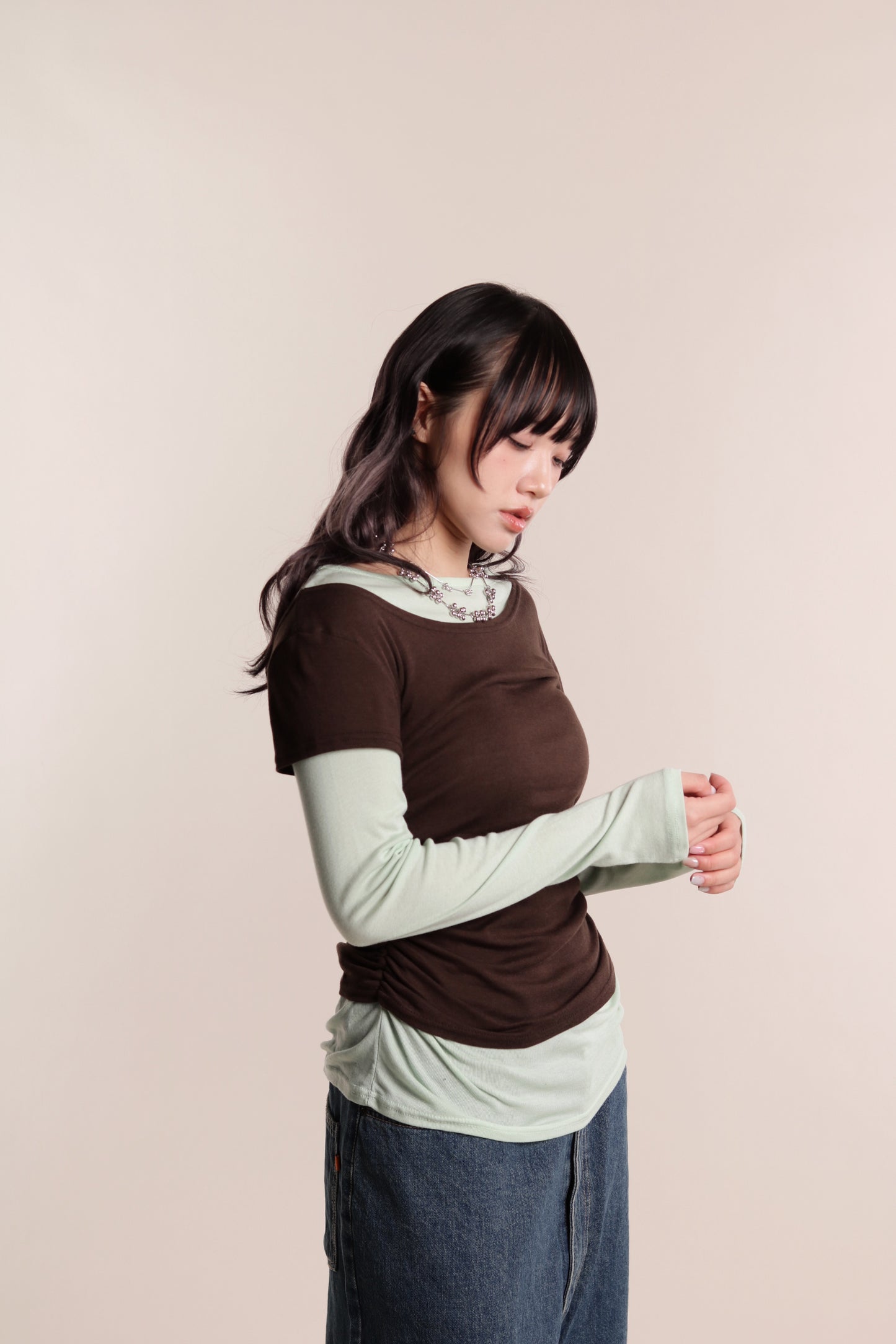 Mila Layered Top (Green)