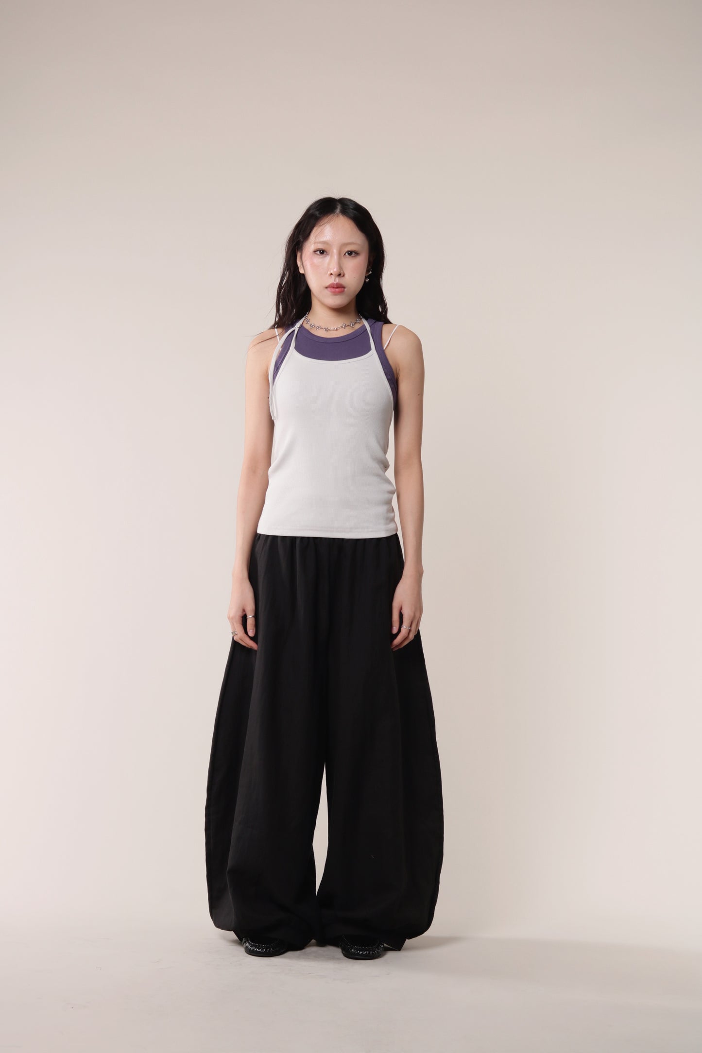 Slim Halter Top (Grey)