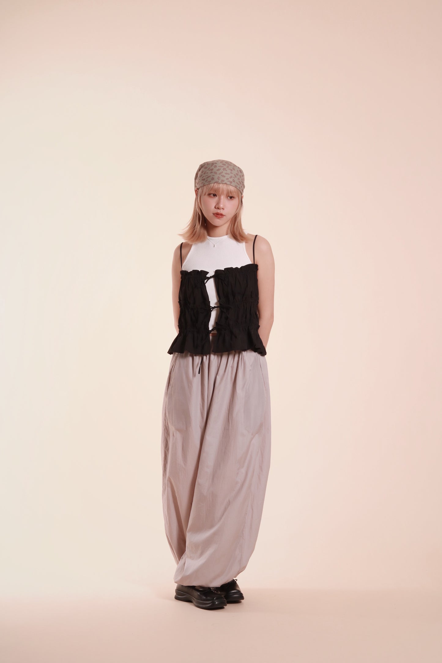 Padded Rib Tank (White)