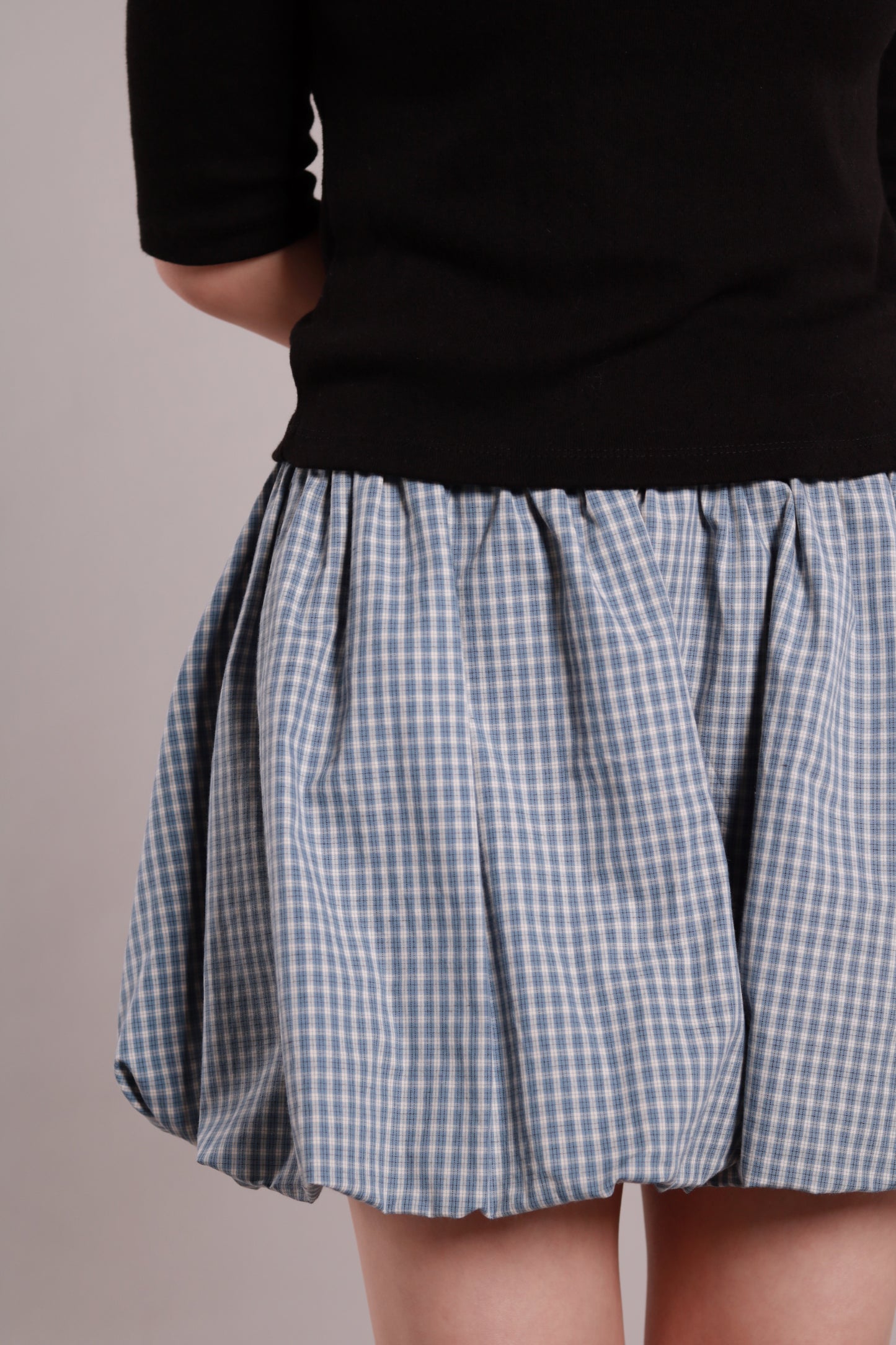 Ballon Mini Skirt (Blue)