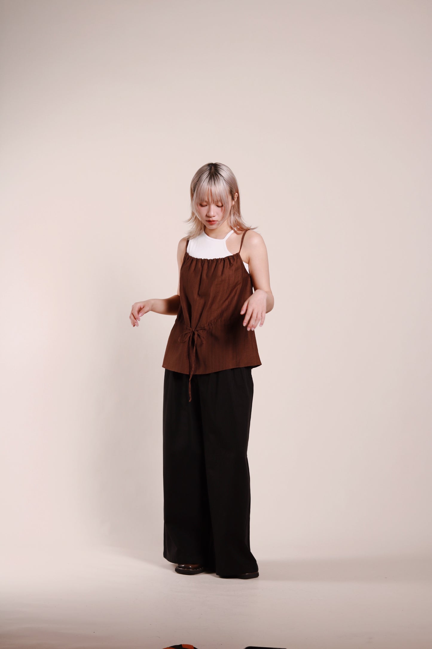 Renne Wide Leg Pants (Black)