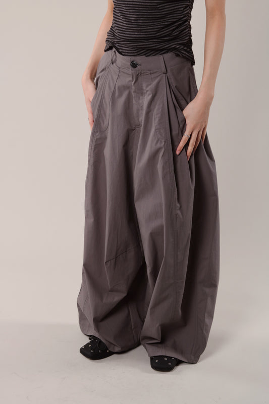 Wide Leg Pants (Charcoal)