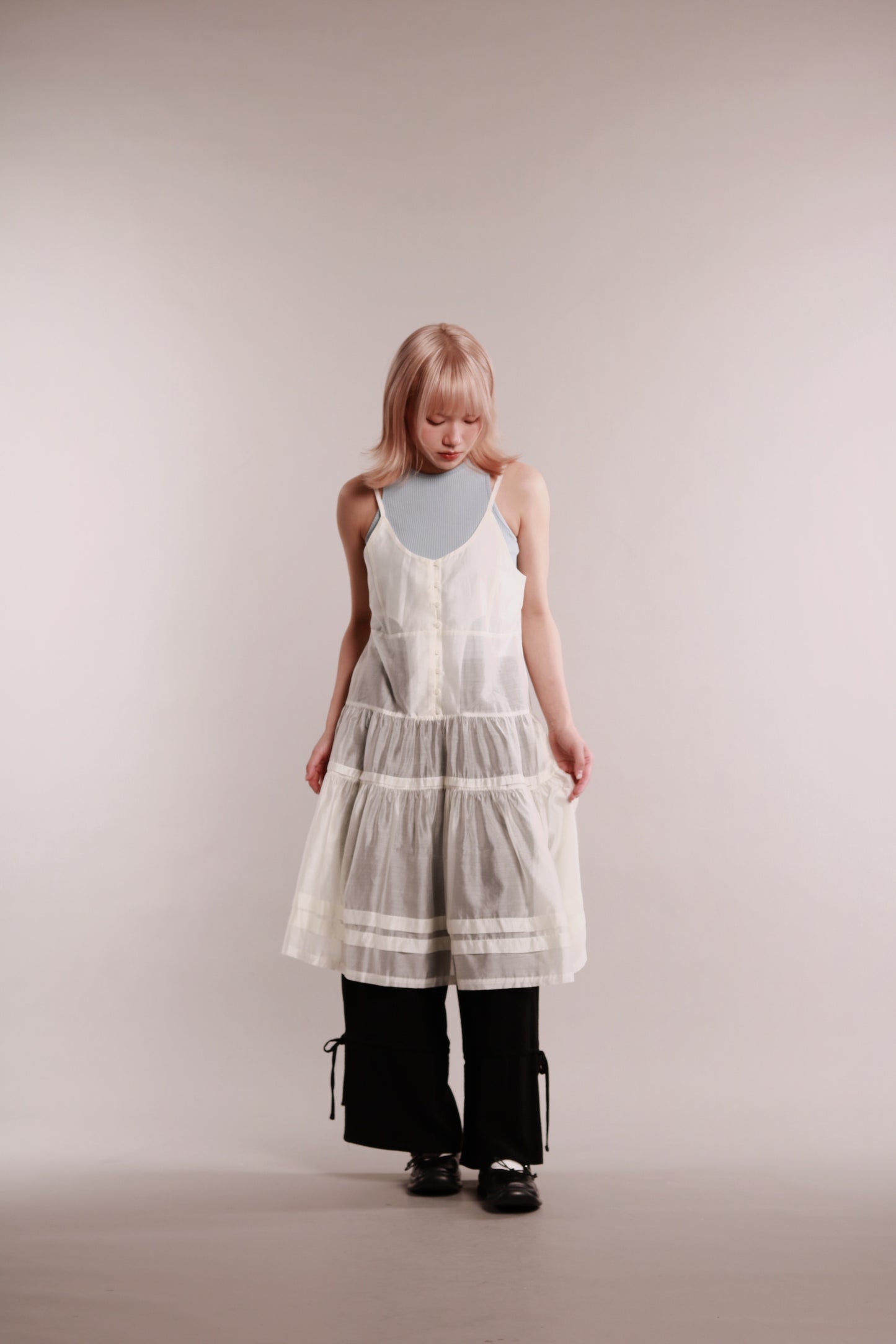 Doll See Through Dress (Ivory)