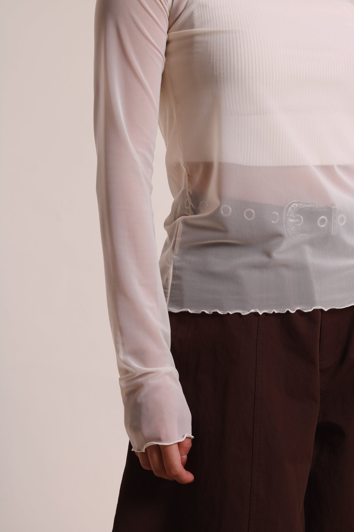 Daily See Through Top (Ivory)