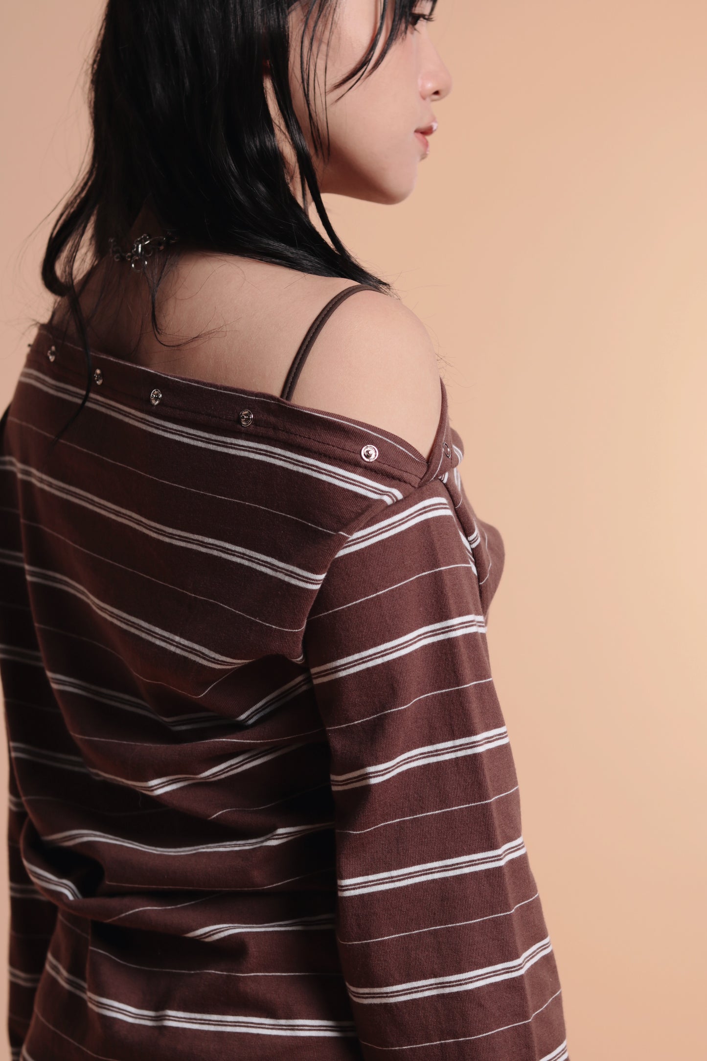 Striped Top (Brown)