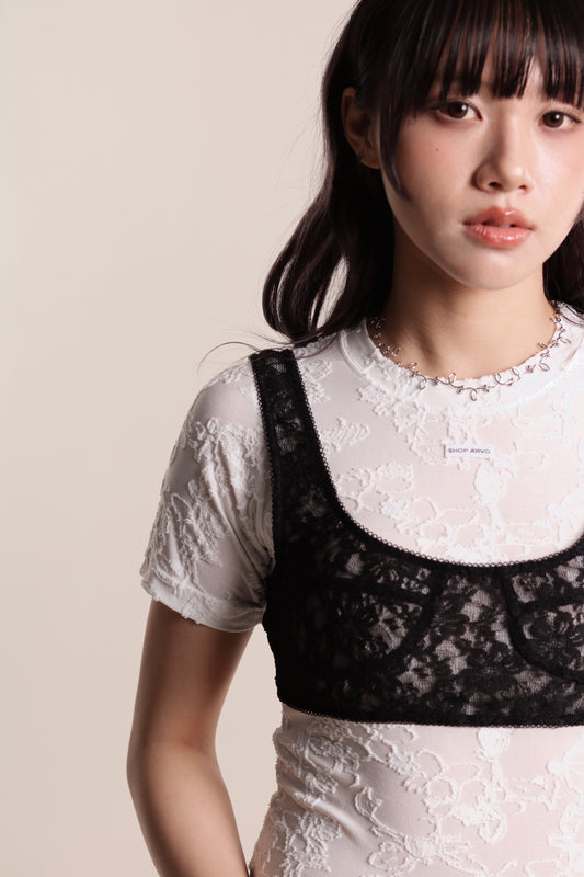 Doll Lace Vest (Black)