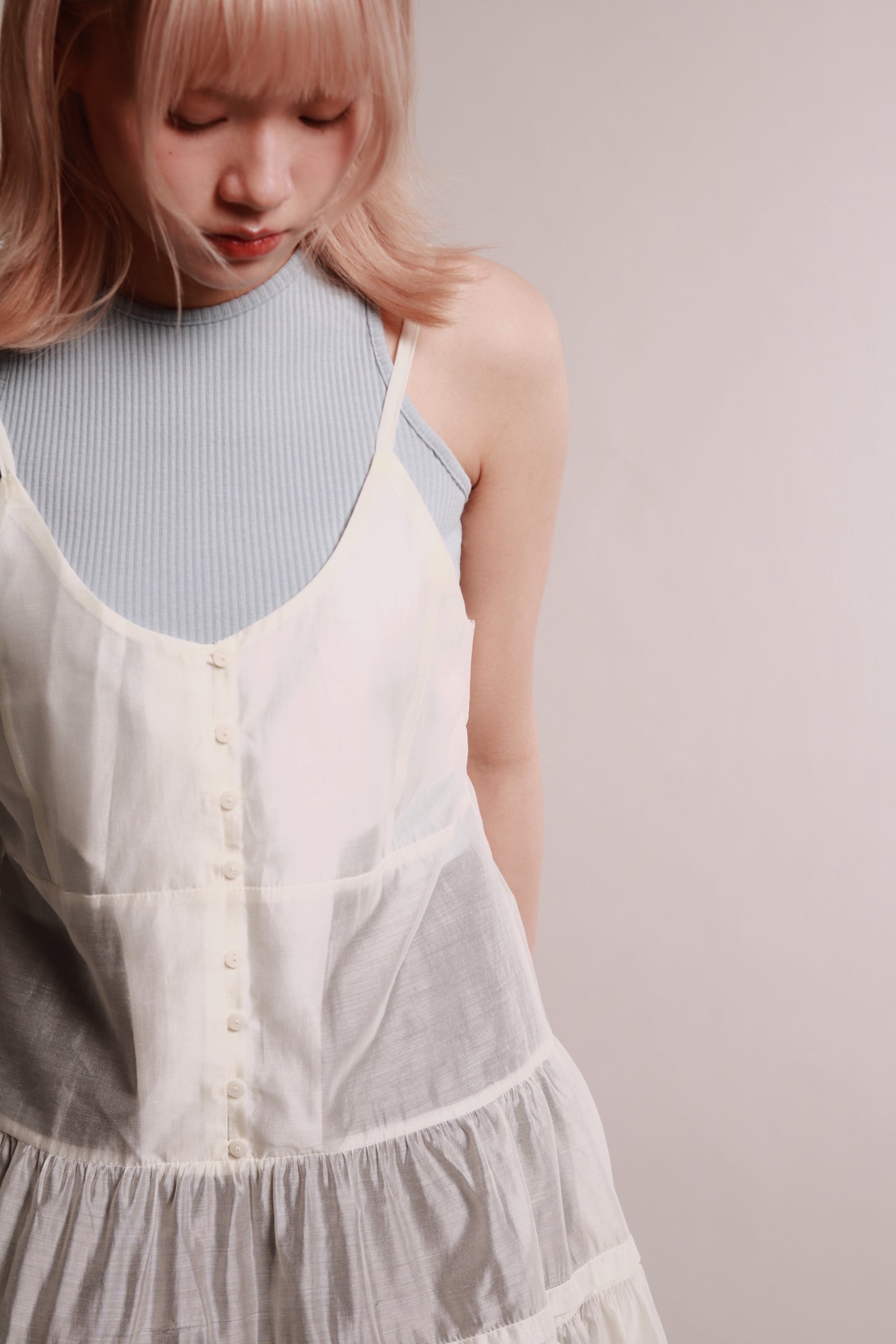 Doll See Through Dress (Ivory)