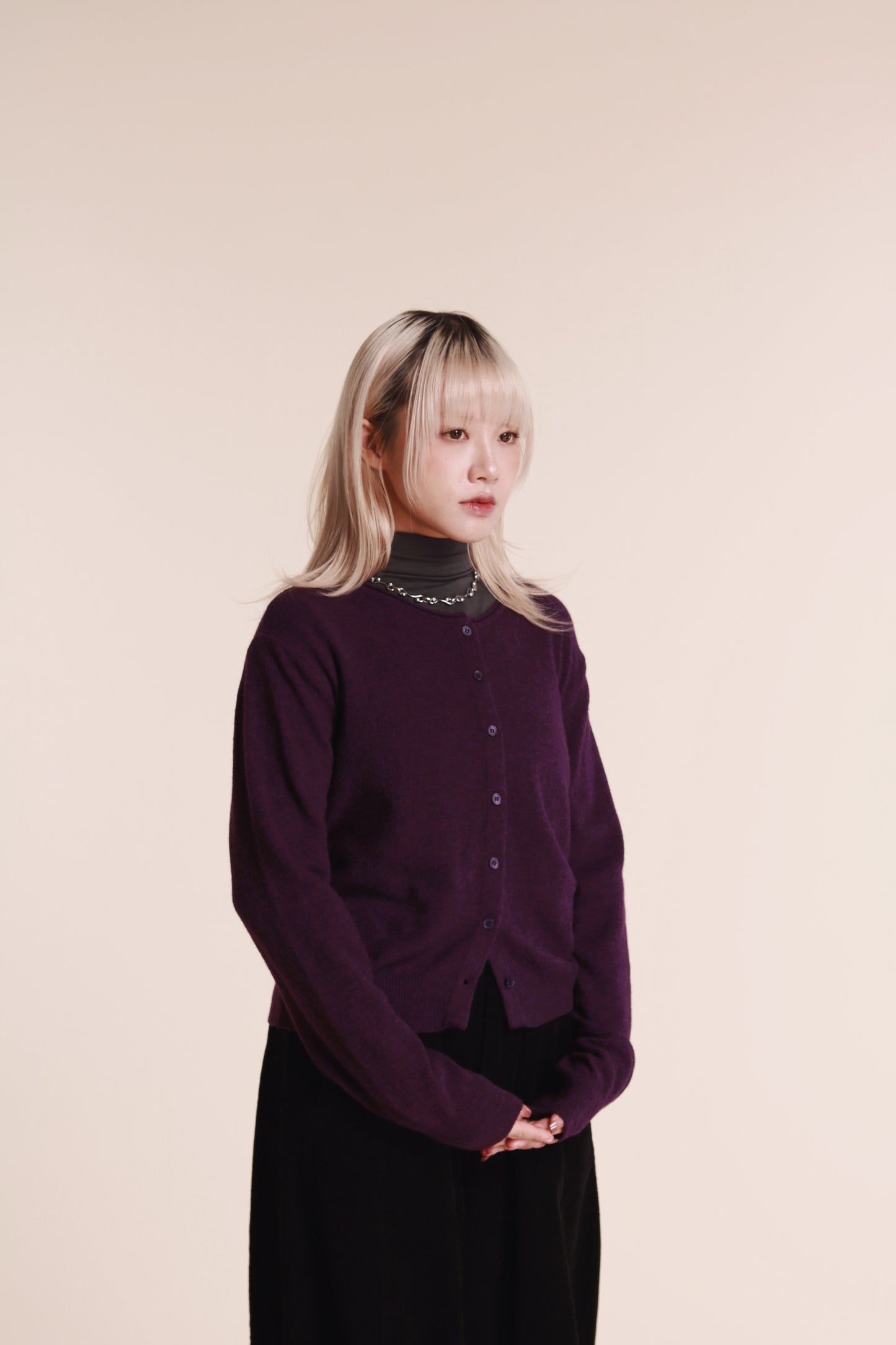 90s Cardigan (Purple)