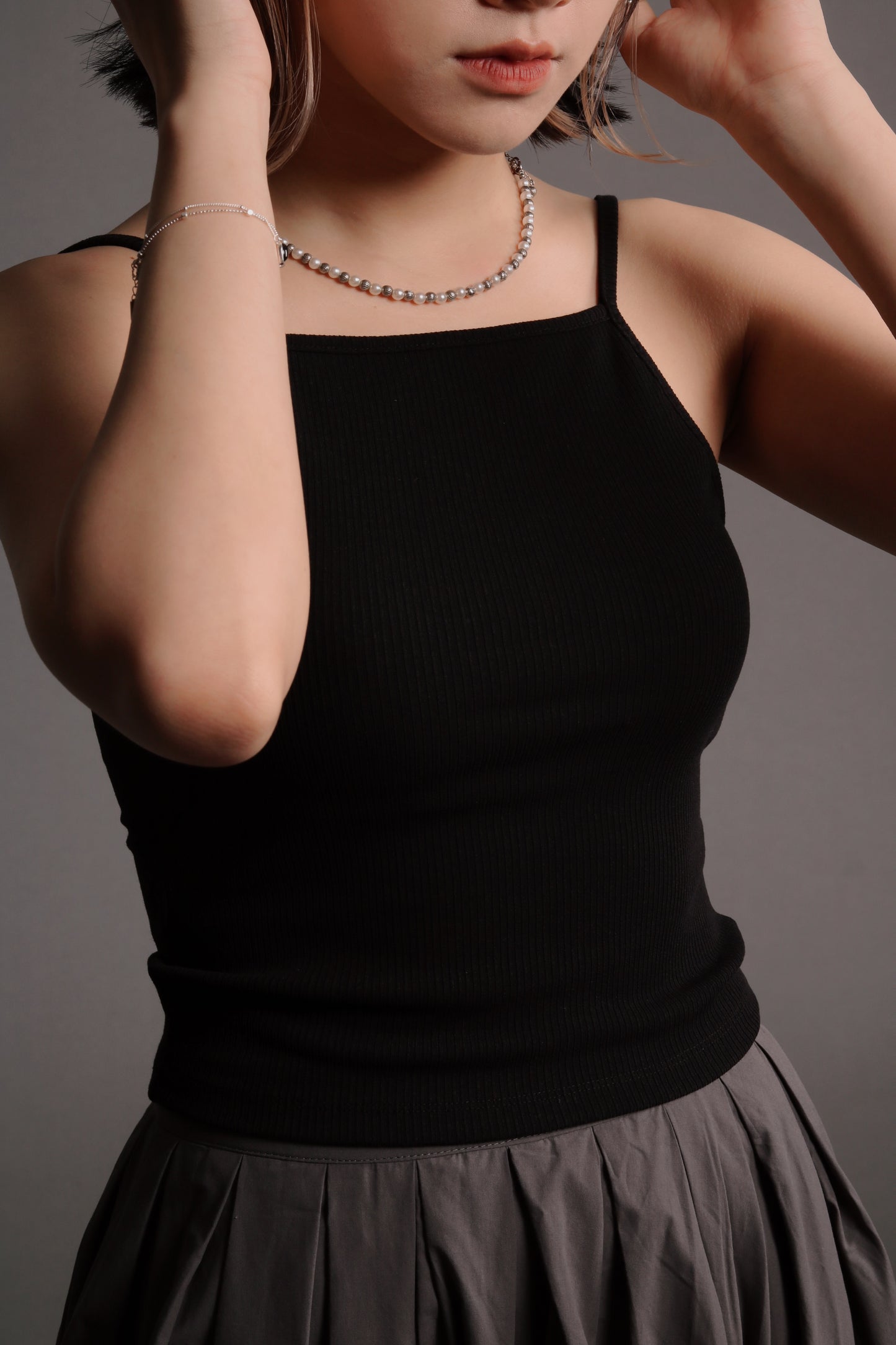 Ribbed Tank Top (Black/Blue/Grey/Red/White/Yellow)
