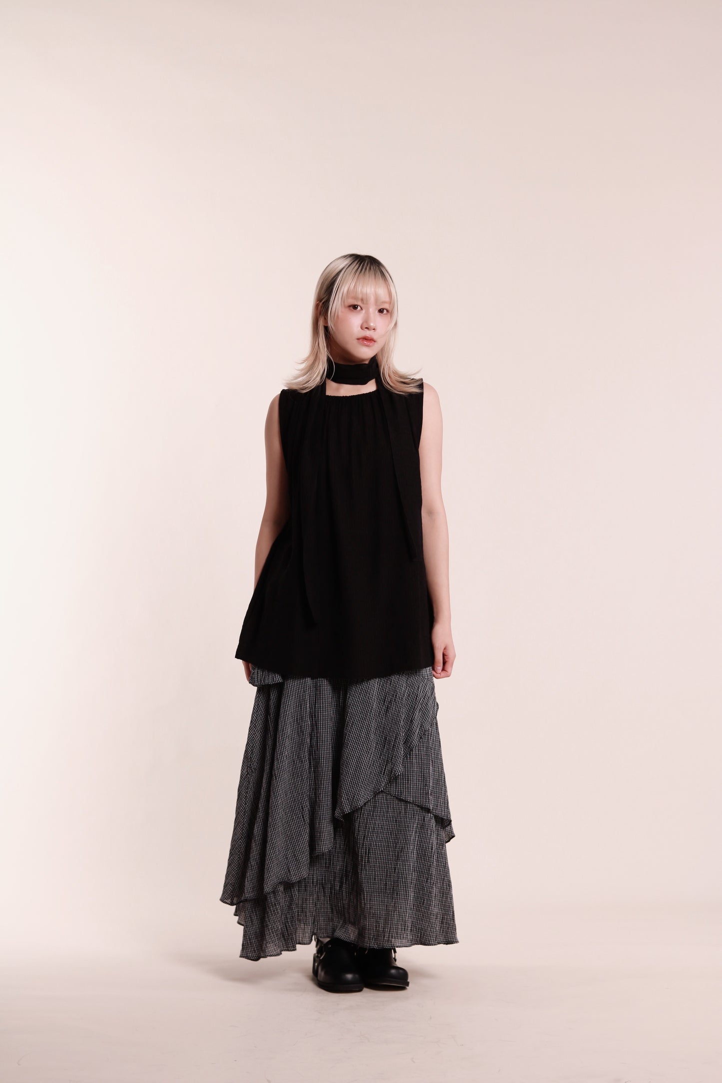 Layered Skirt (Black)