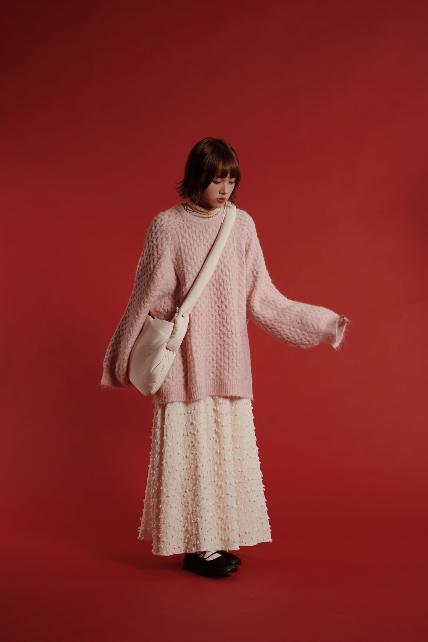 Doll Cloud Bag (Black/Brown/Ivory)