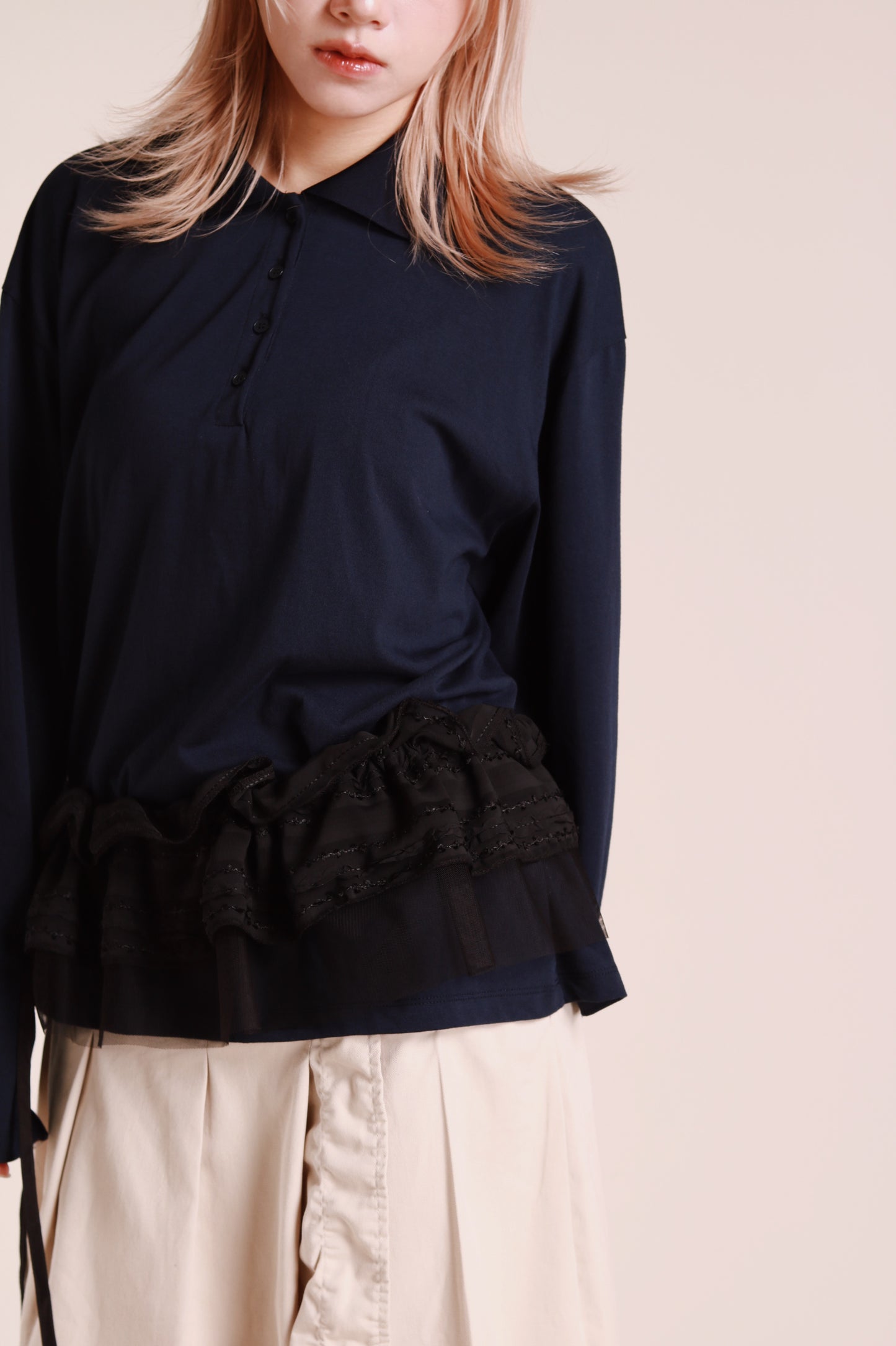 Ruffle Belt (Black)