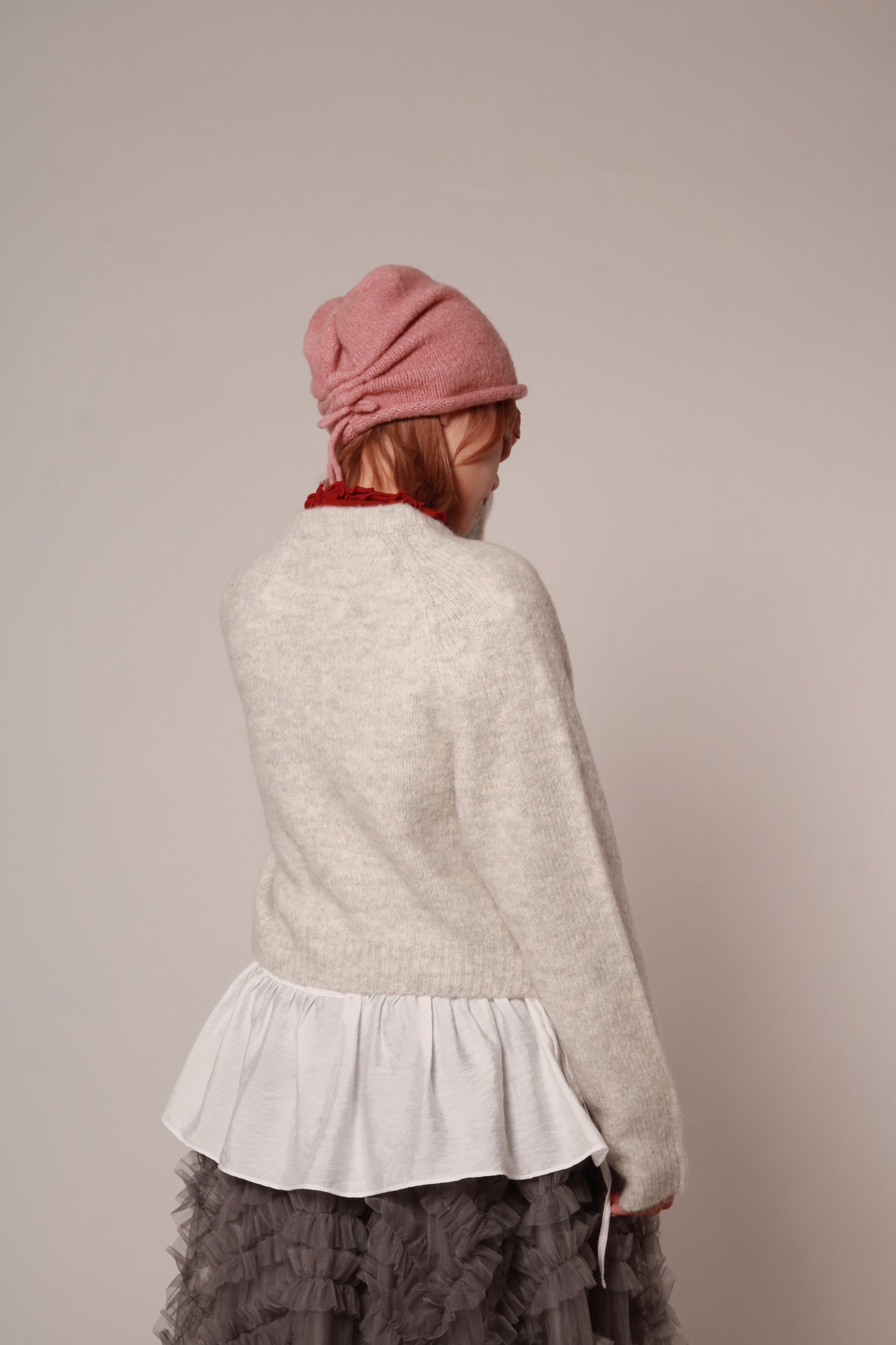 Grandma Cardigan (Light Grey)