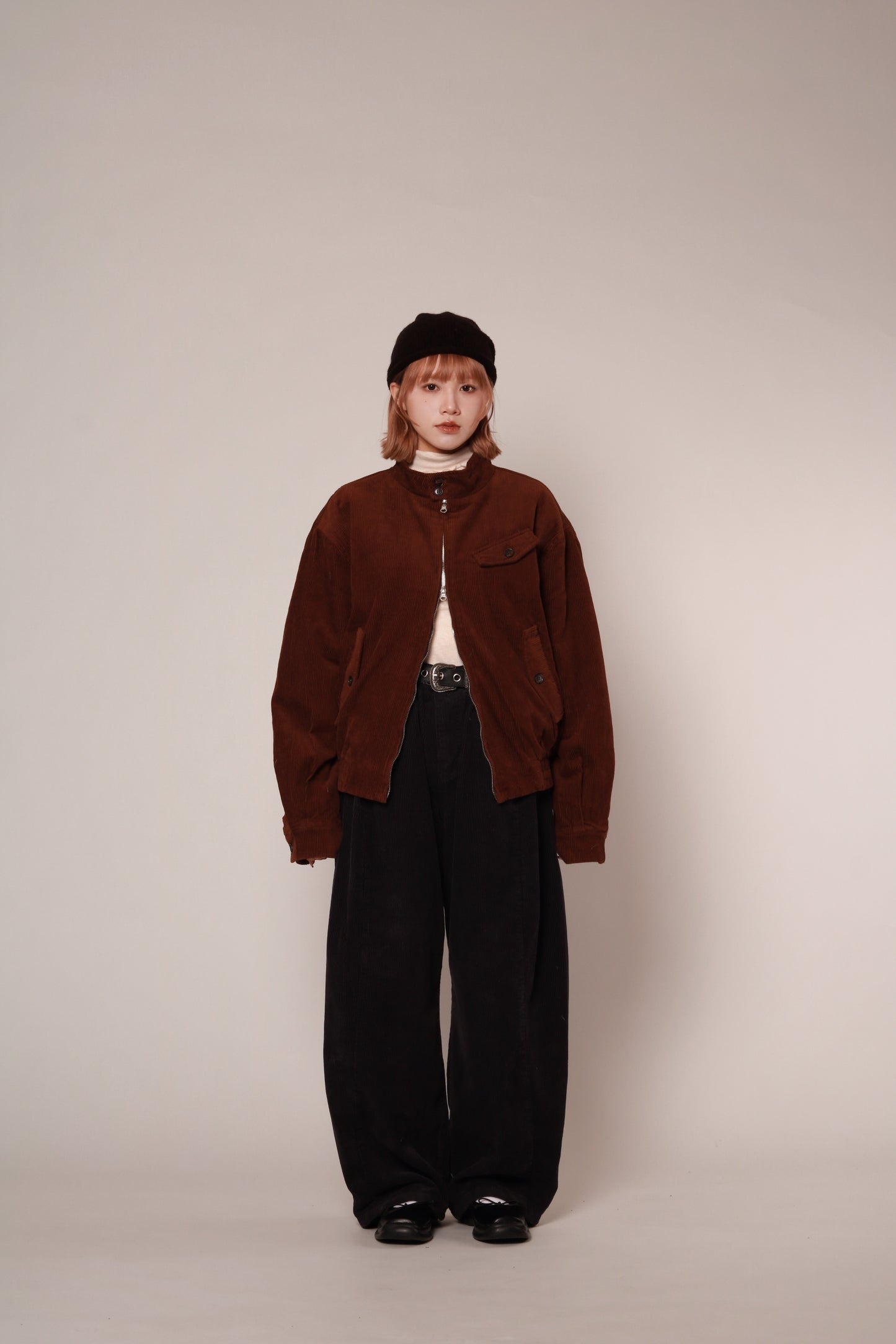 Unisex Corduroy Jacket (Brown)