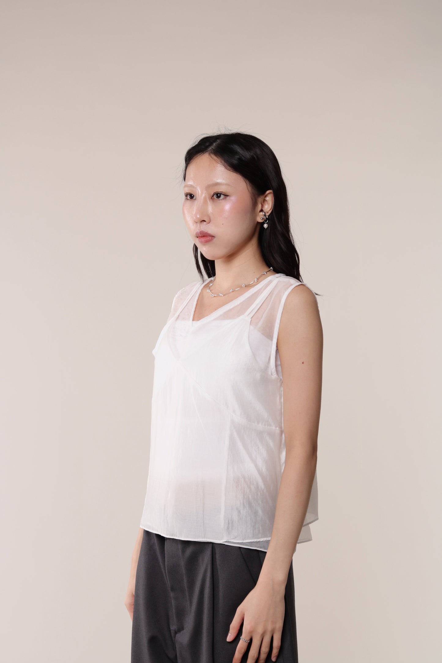 Chaya Layered Top (White)