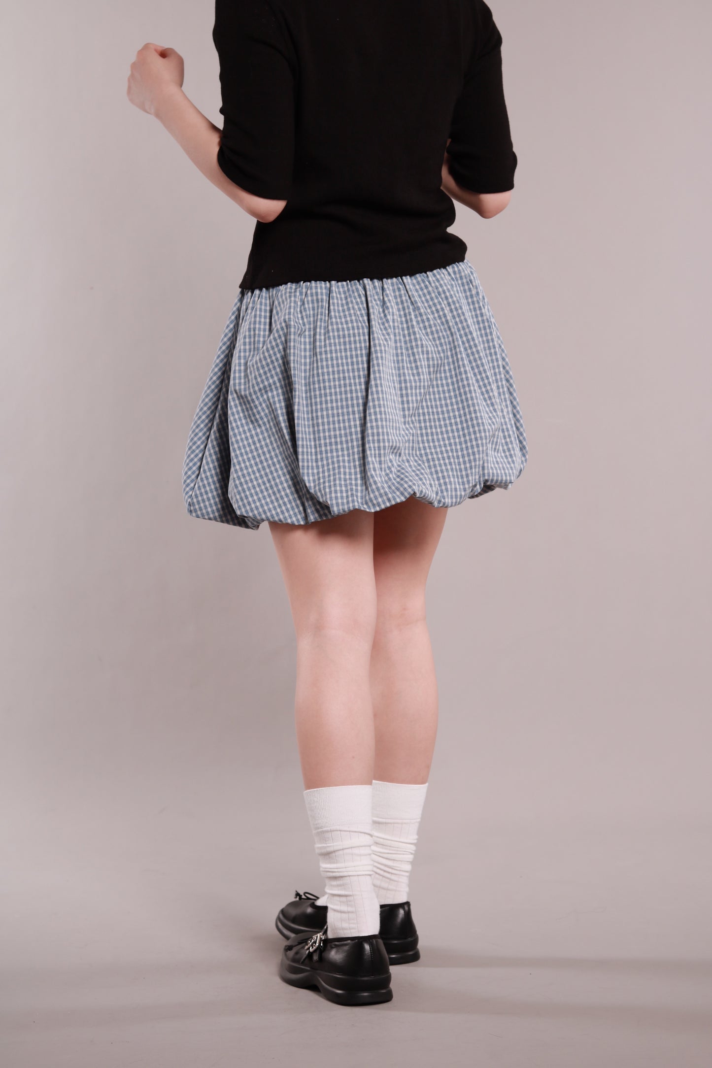 Ballon Mini Skirt (Blue)