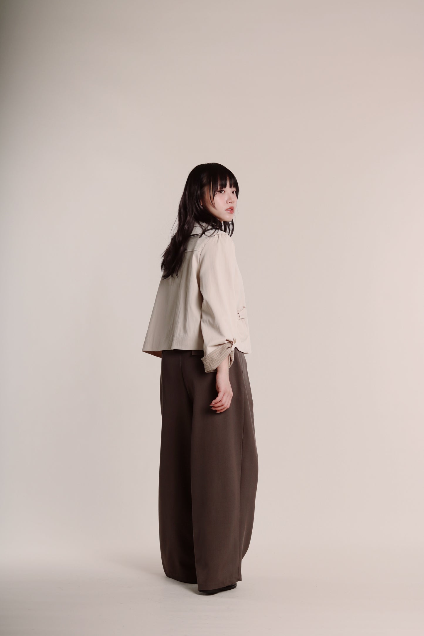 Doll Ribbon Jacket (Beige)