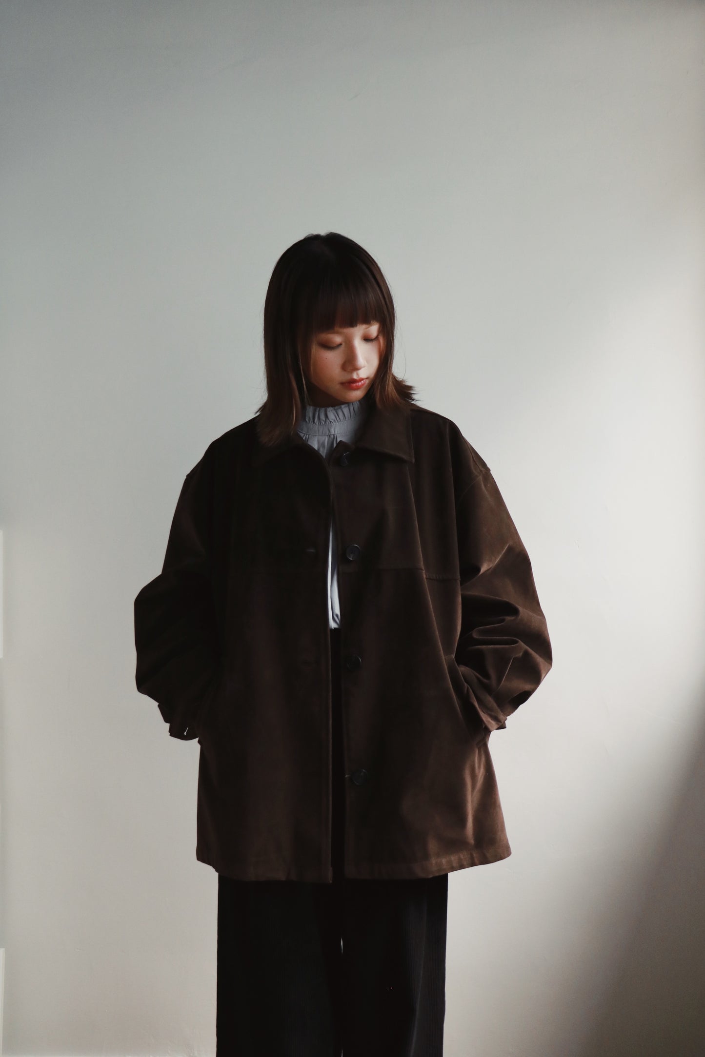 Suede Jacket (Brown)