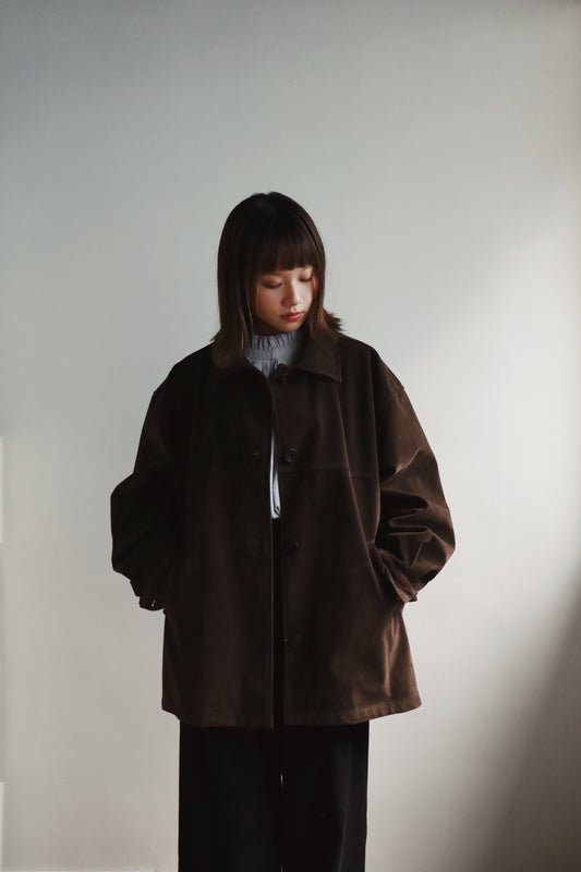 Suede Jacket (Brown)