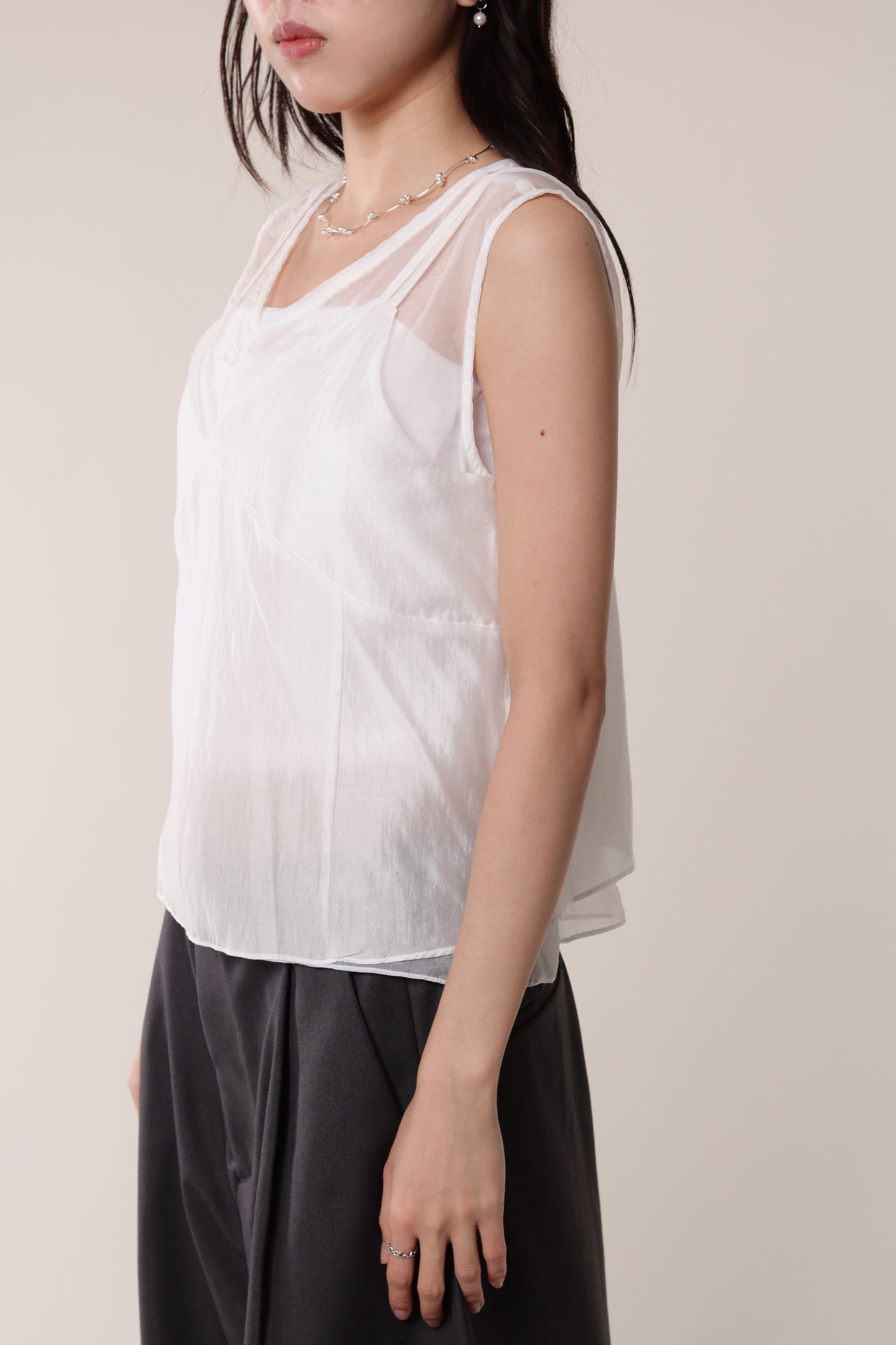 Chaya Layered Top (White)