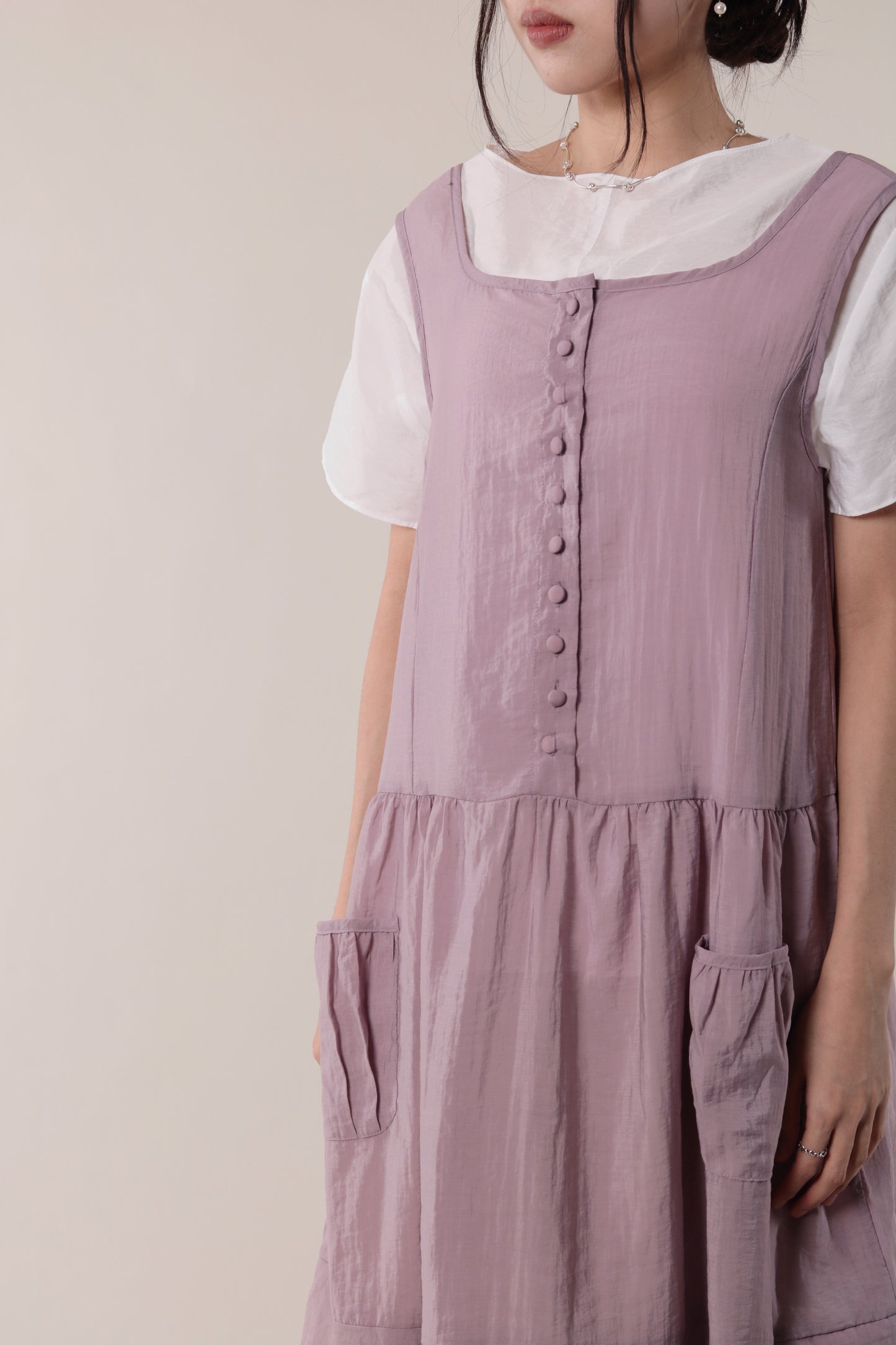 Asymmetric Twist Top (White)