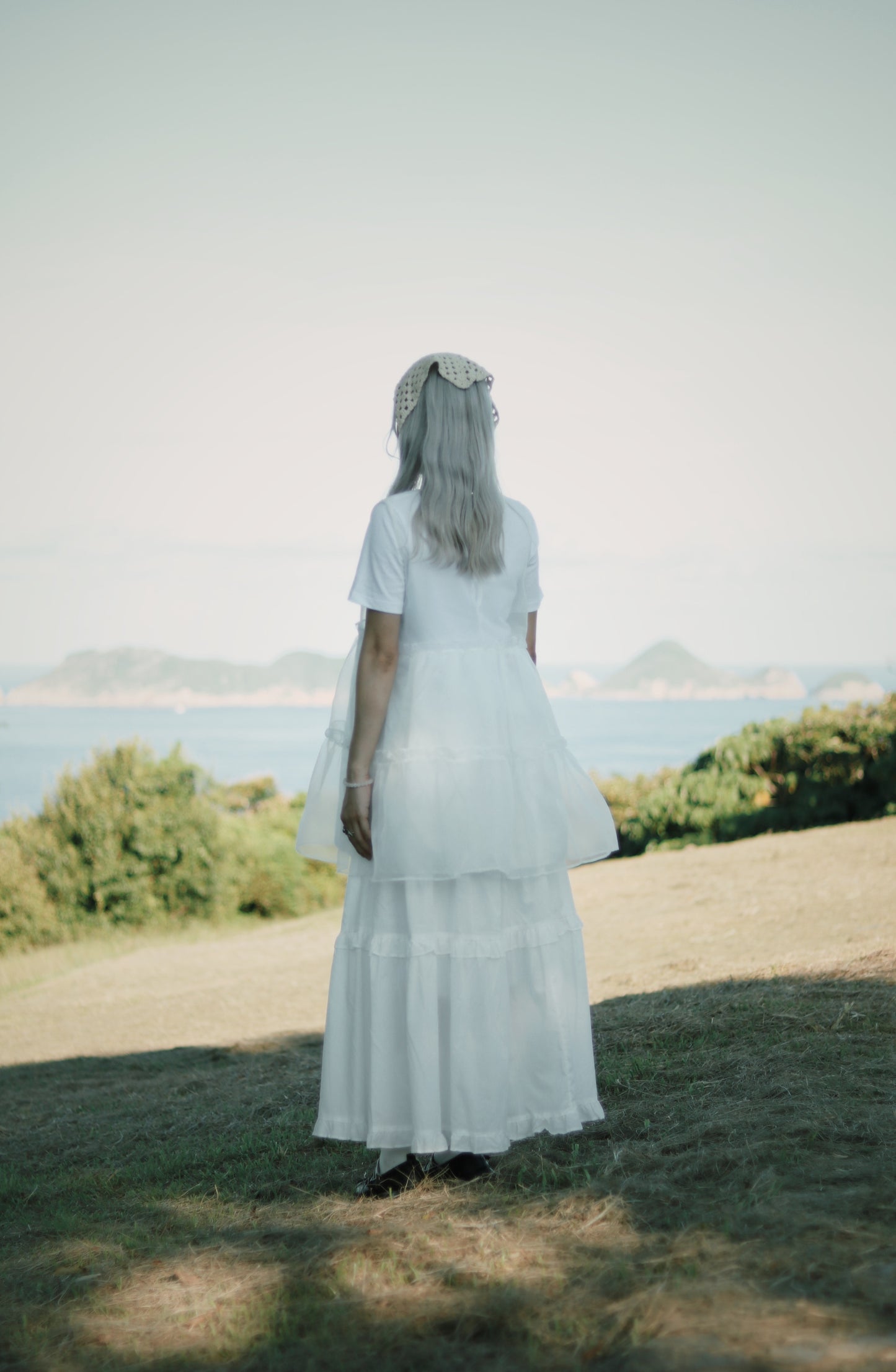 Ruffle Skirt (White)