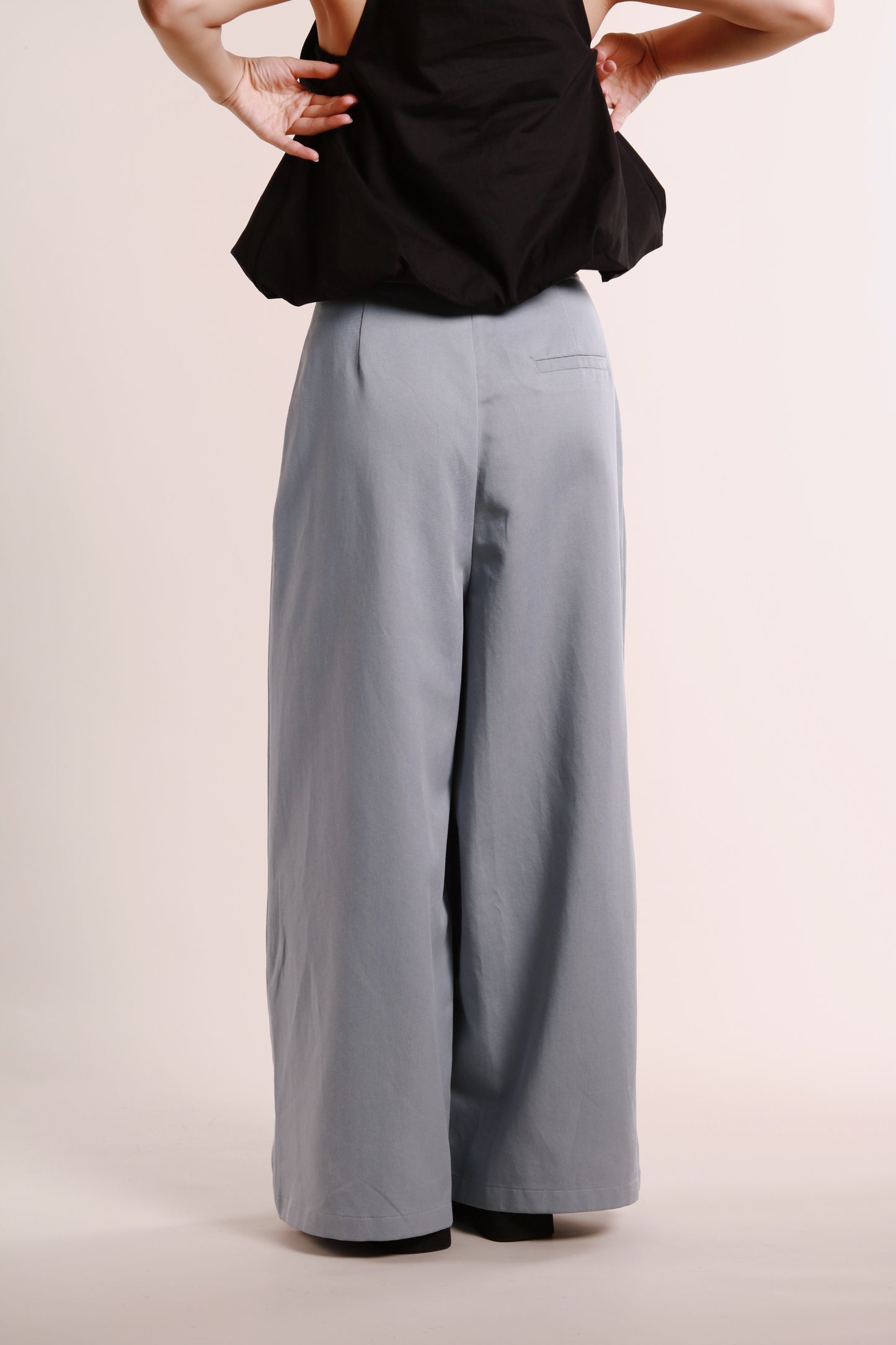 Renne Wide Leg Pants (Blue)