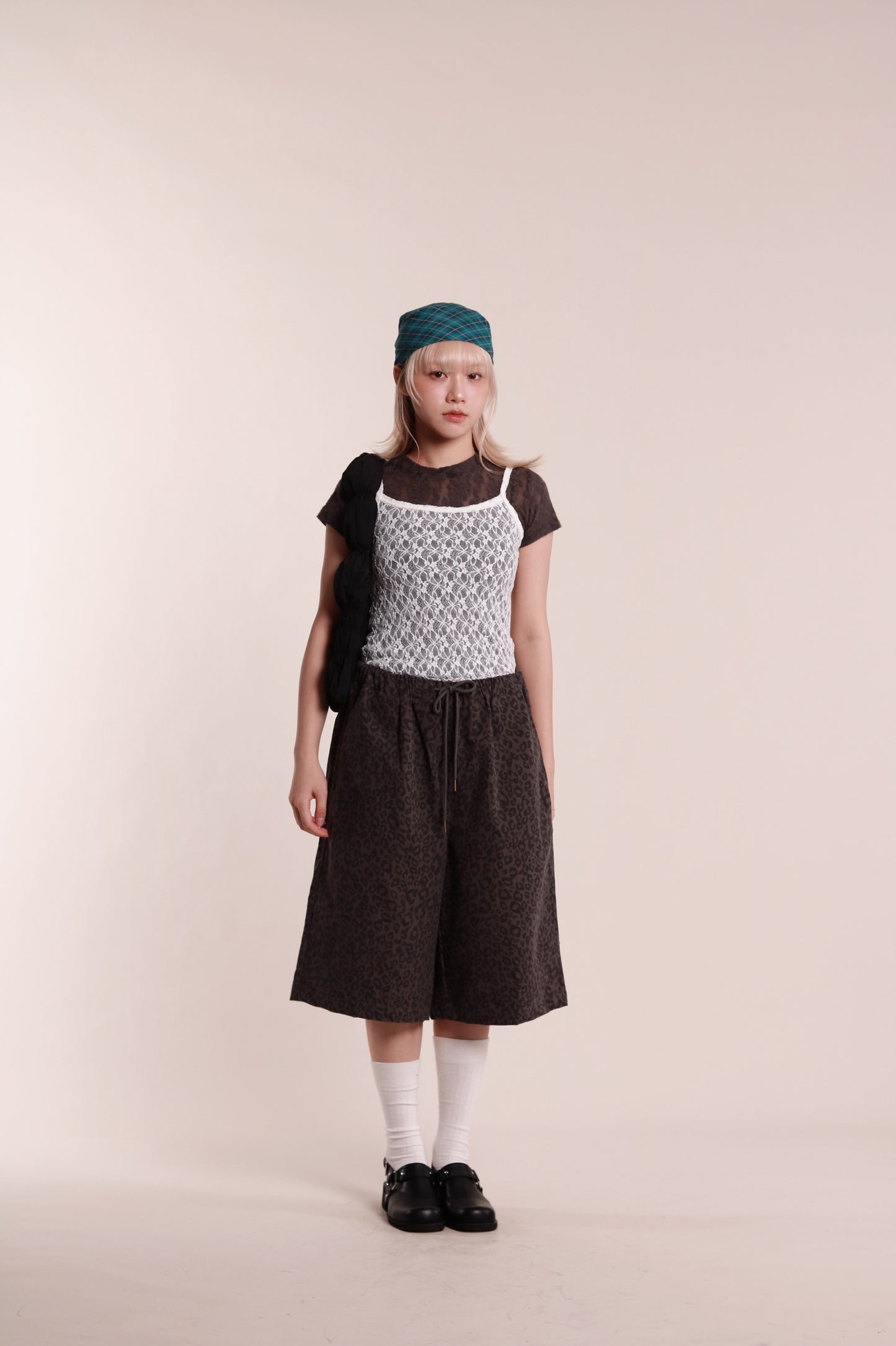 Mesh Sleeveless Top (White)