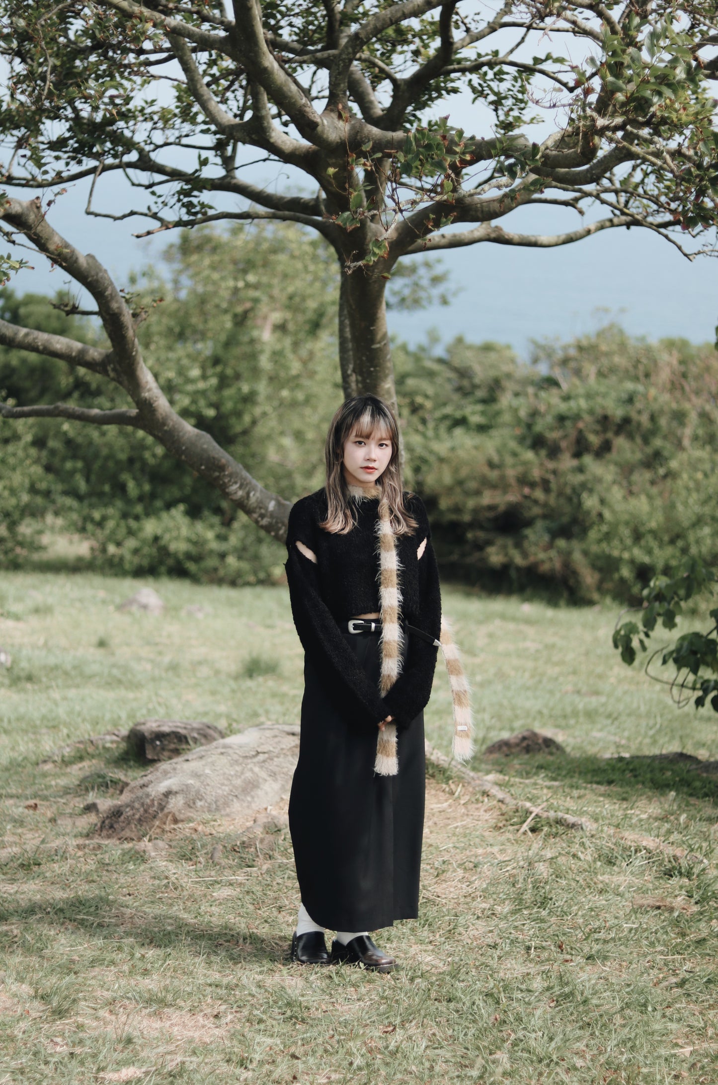 Pleated Skirt (Black)
