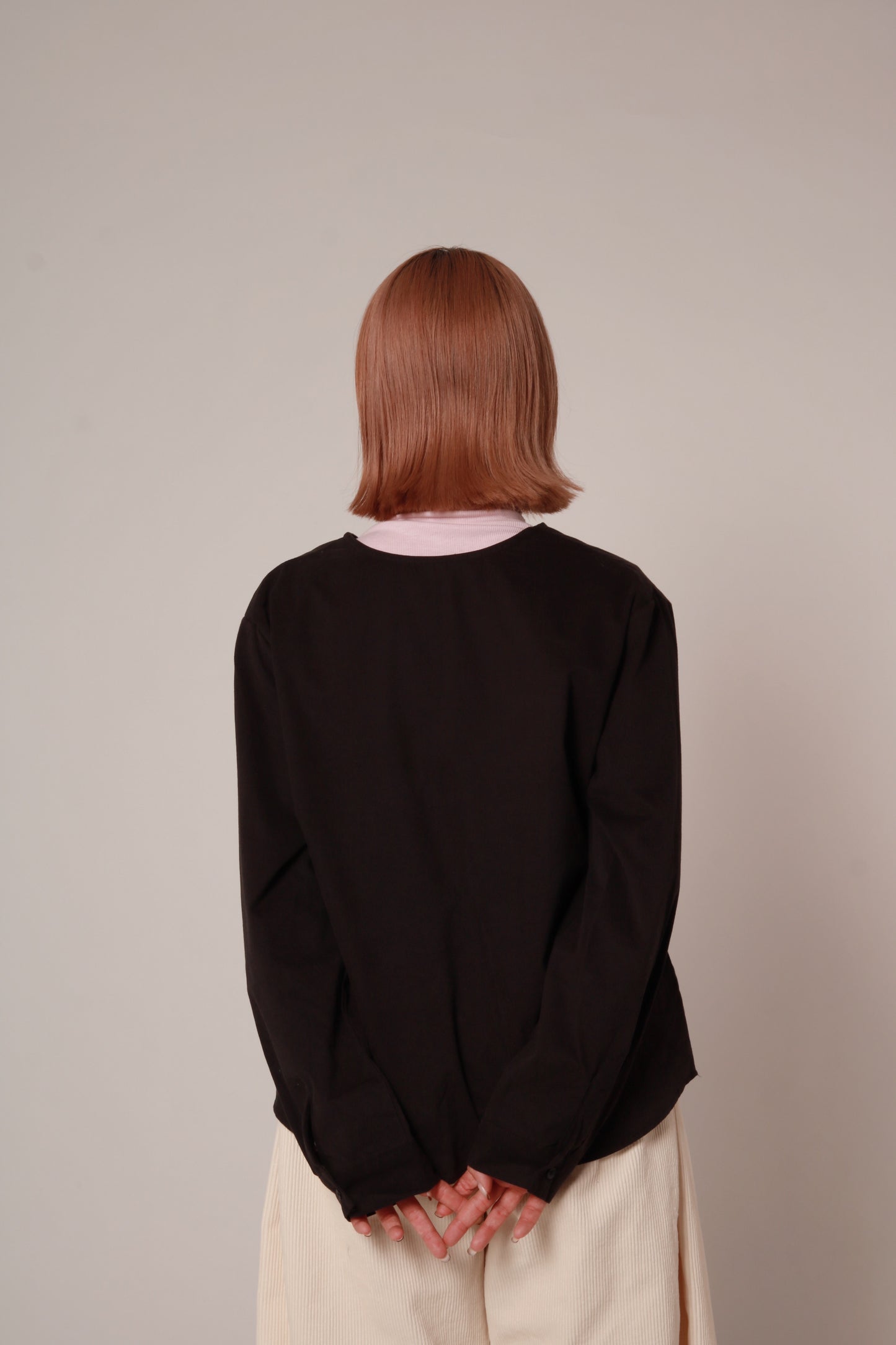 Ribbon Shirt (Black)