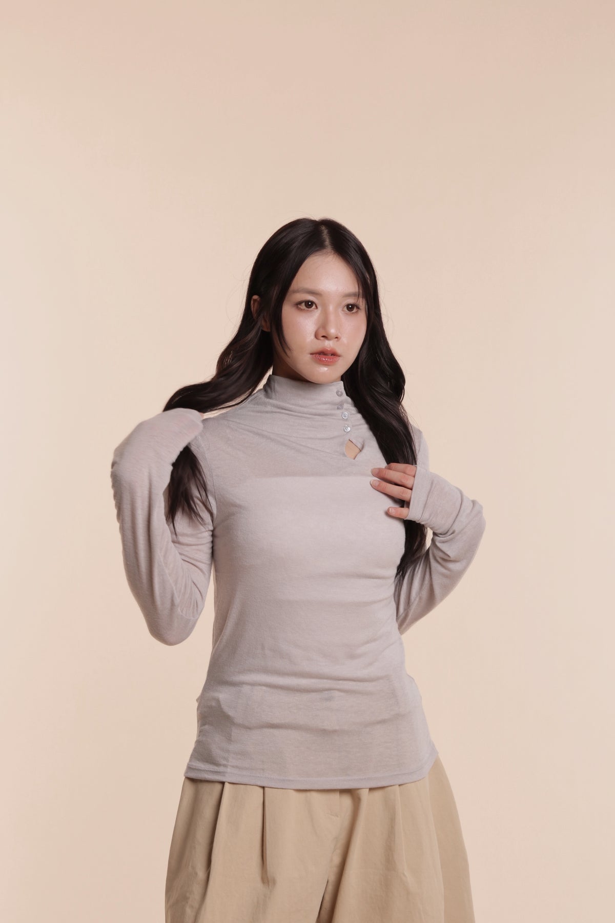 Jenny Daily Top (Light Grey)